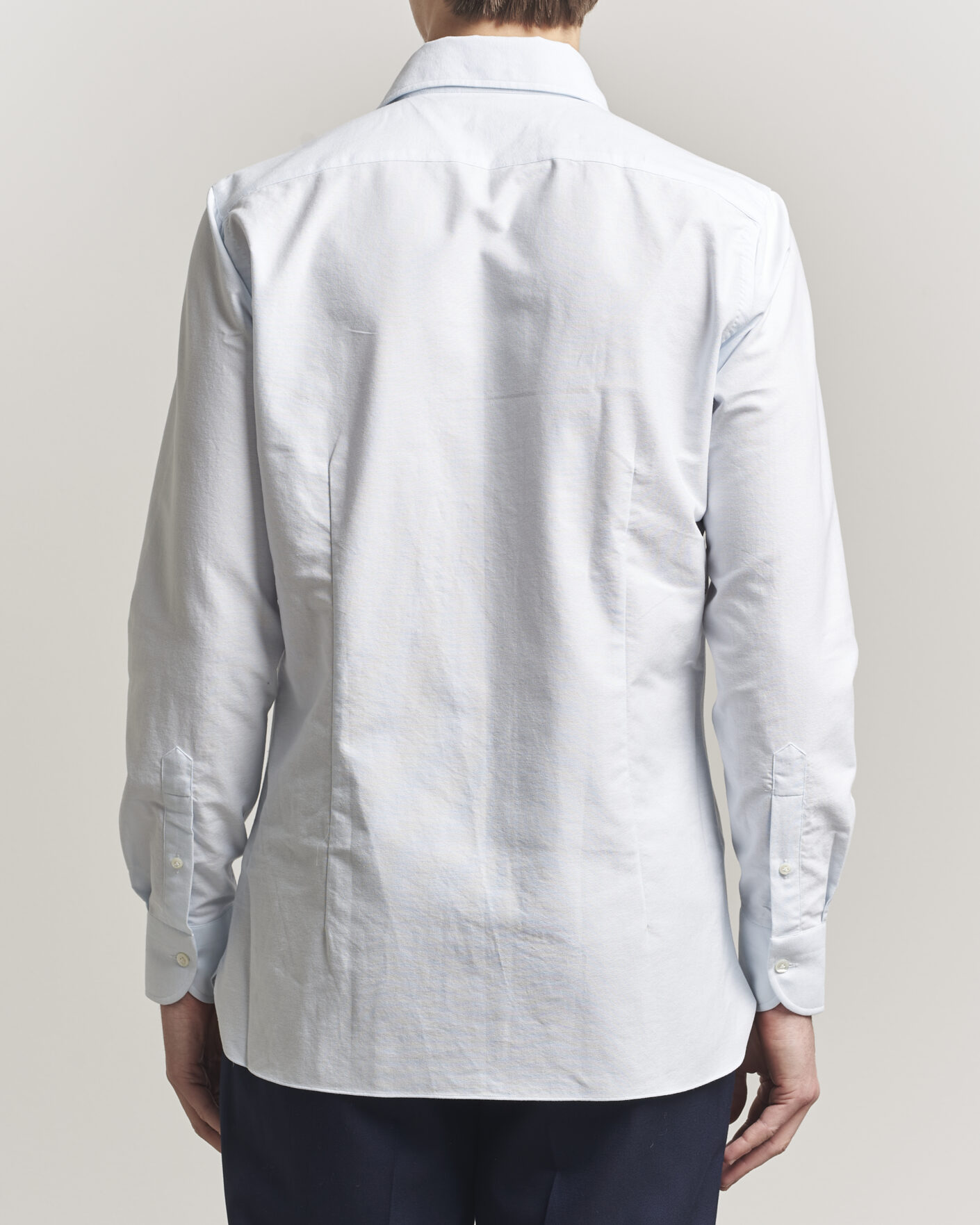 Herr | Skjortor | 100Hands | Washed Oxford Shirt Light Blue