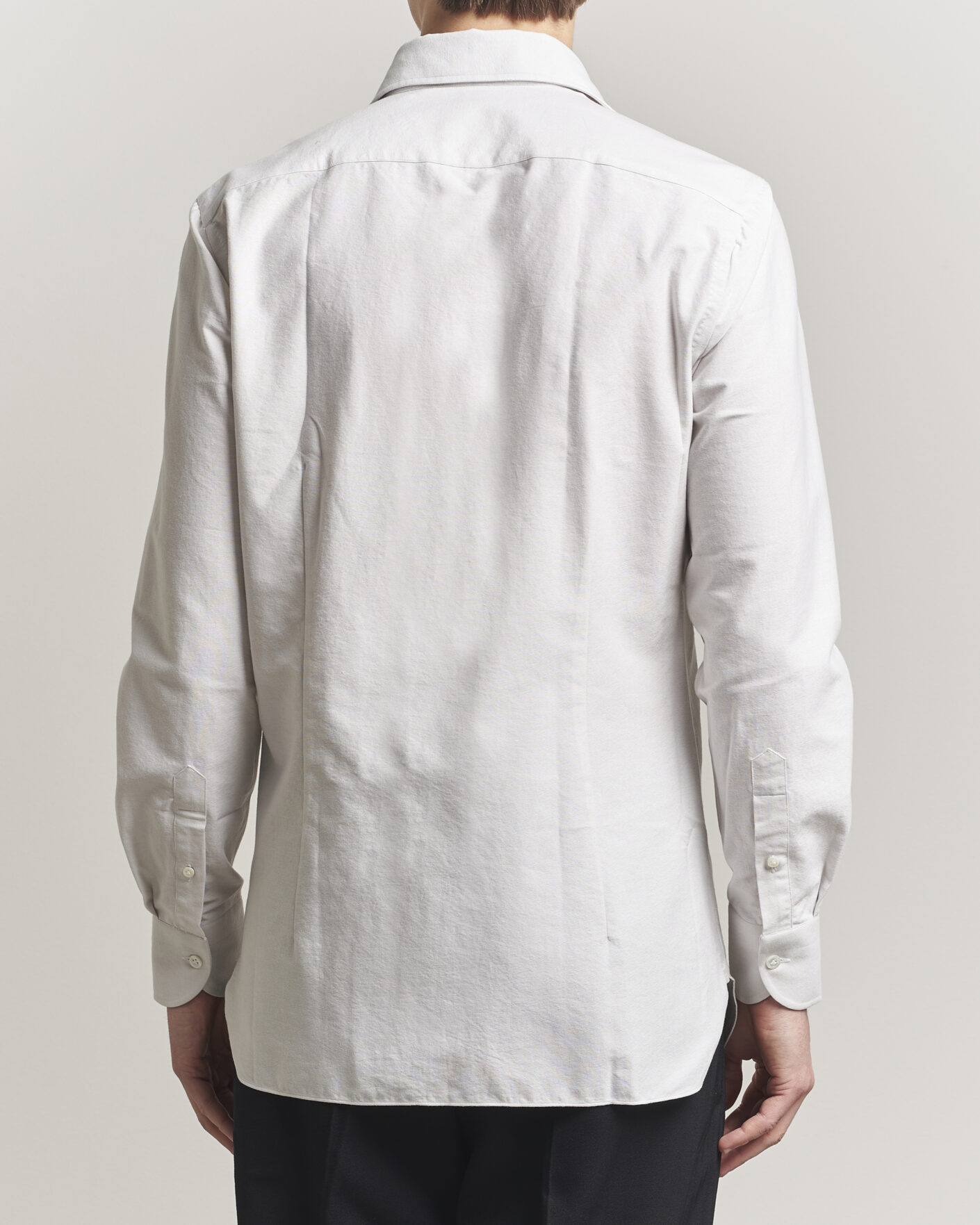 Herr | Skjortor | 100Hands | Washed Oxford Shirt Grey