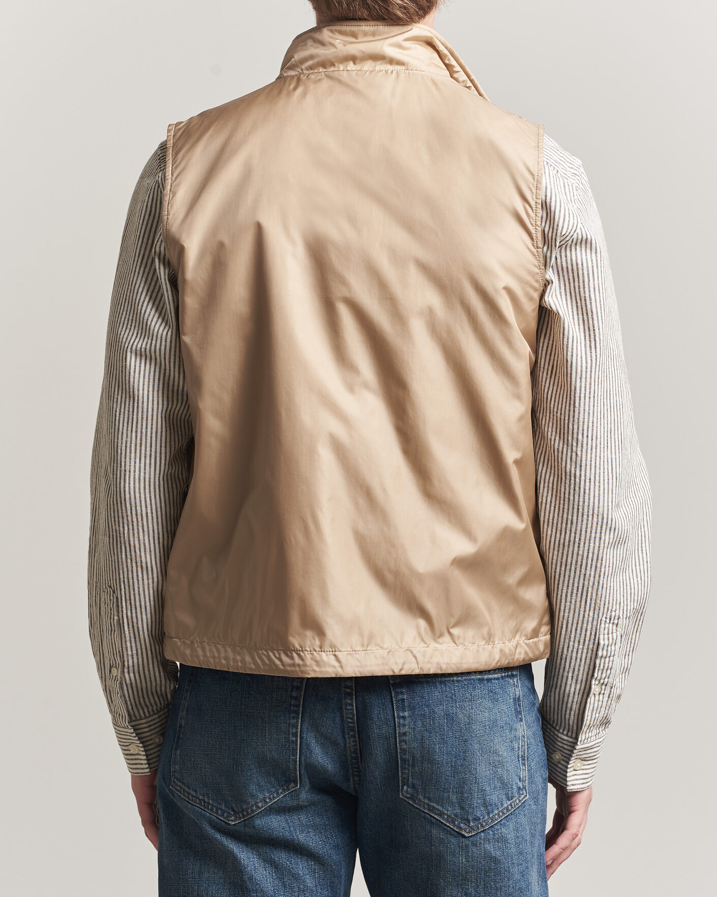 Herr | Västar | Aspesi | Vernes Nylon Gilet Beige