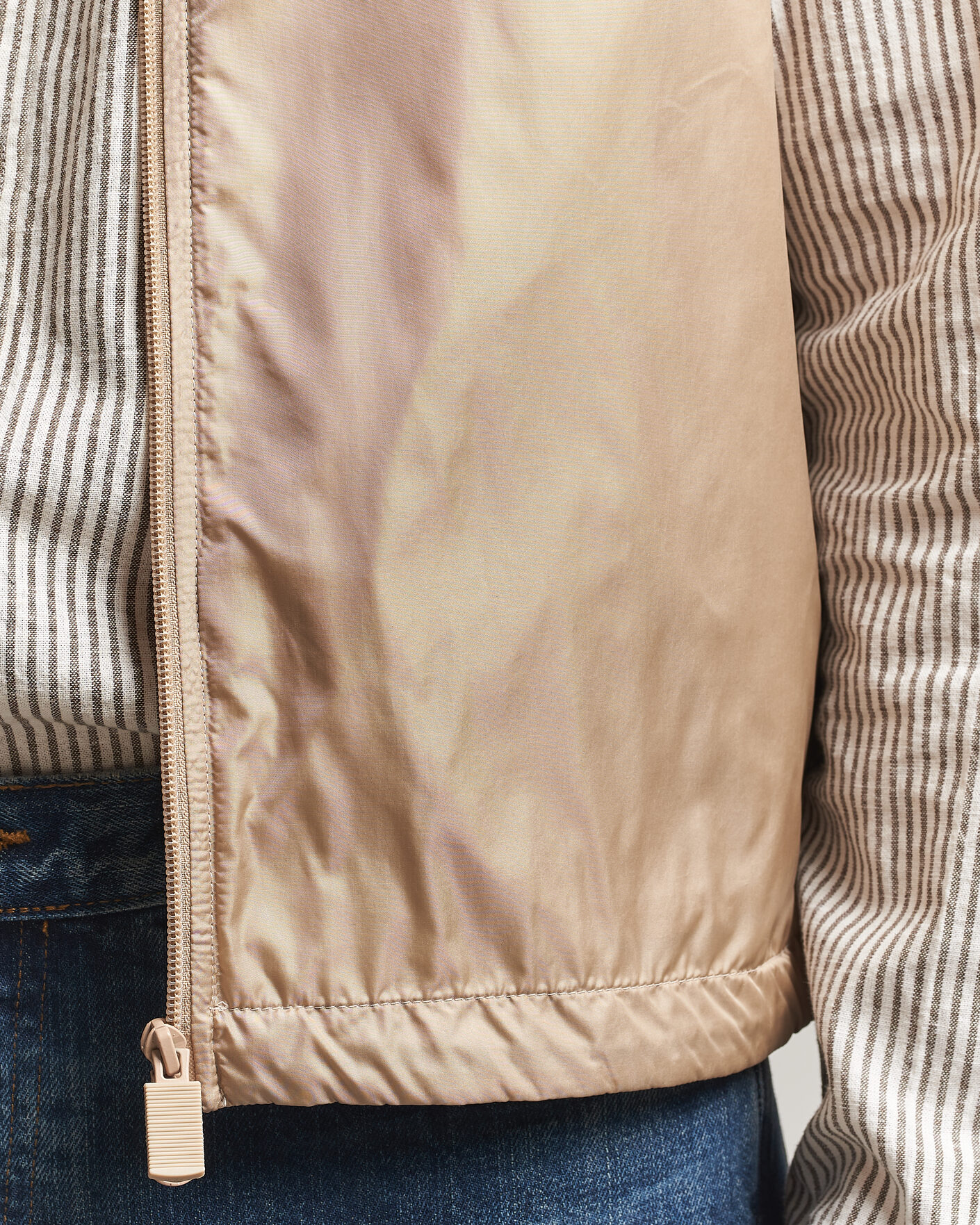Herr | Västar | Aspesi | Vernes Nylon Gilet Beige