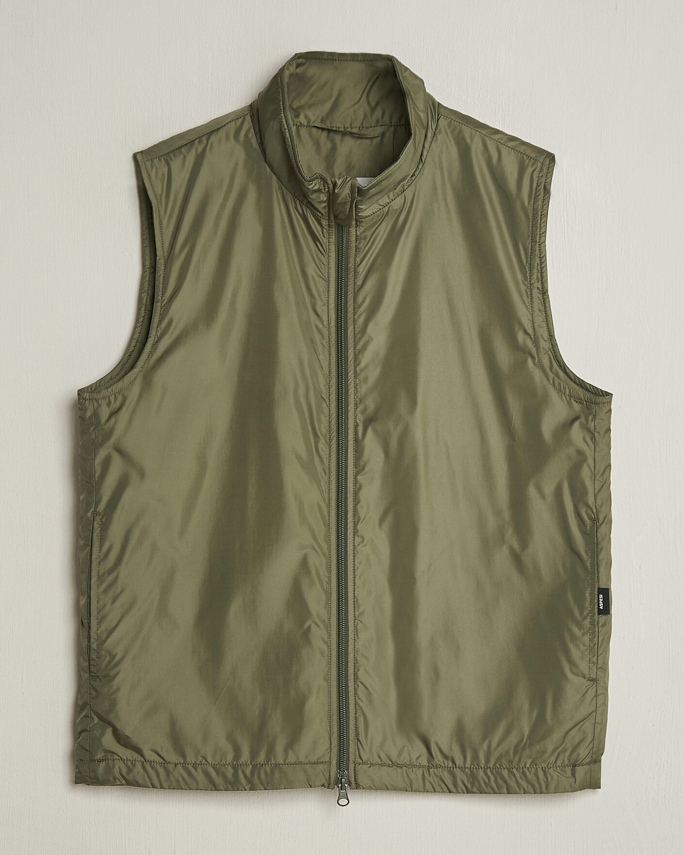 Herr | Västar | Aspesi | Vernes Nylon Gilet Olive