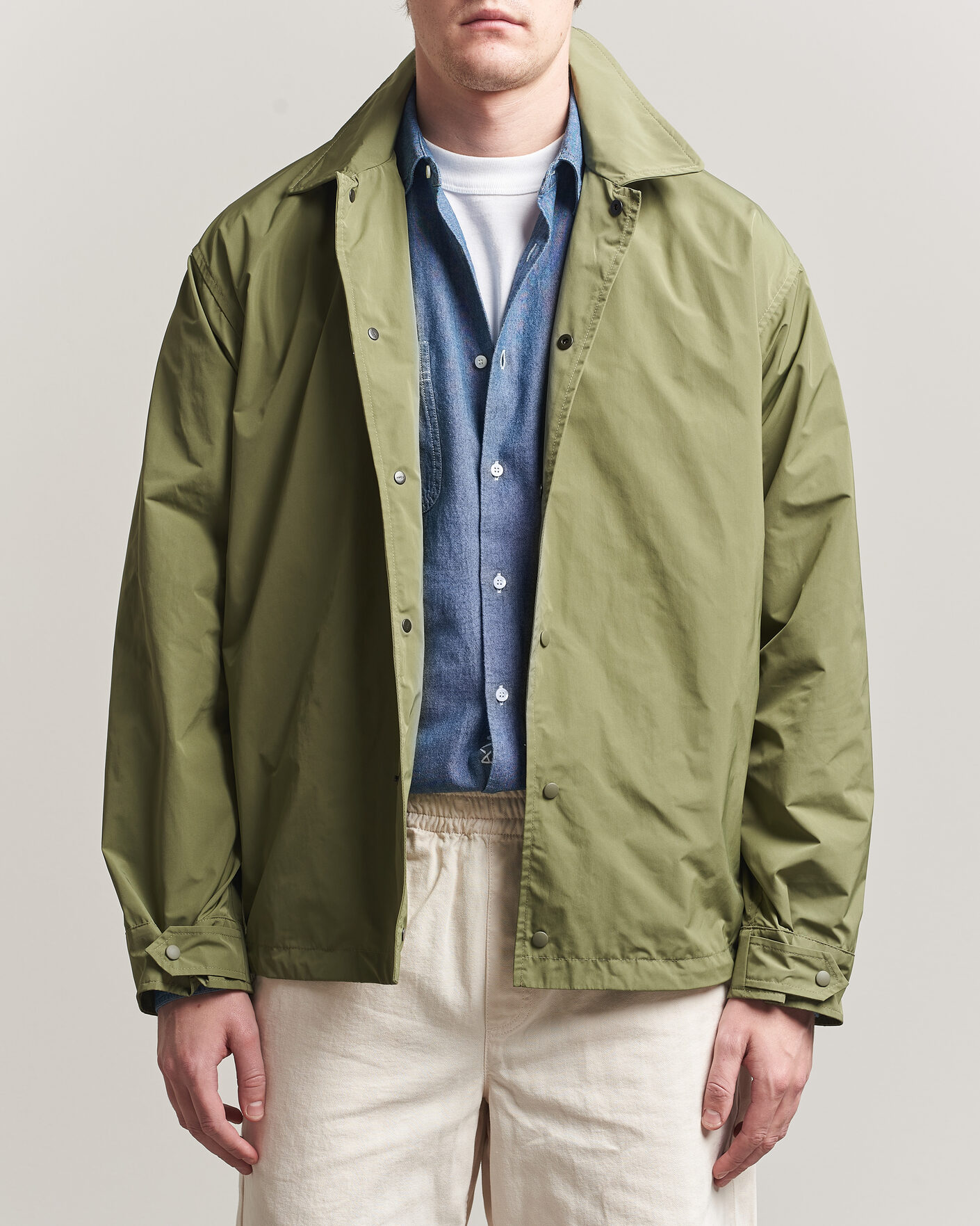 Herr | Jackor | Aspesi | Pollard Varsity Jacket Olive