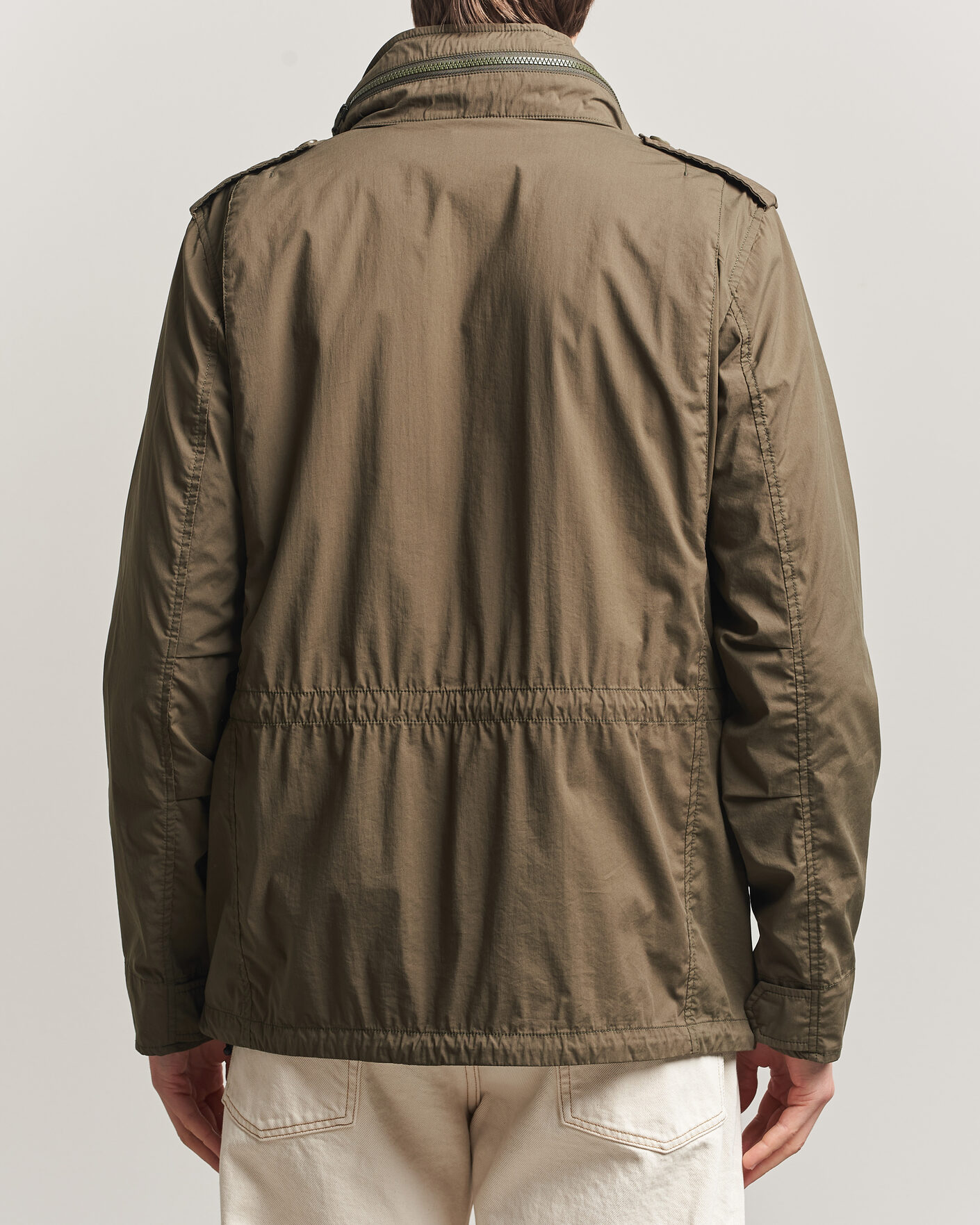 Herr | Jackor | Aspesi | Lightweight Cotton Field Jacket Military