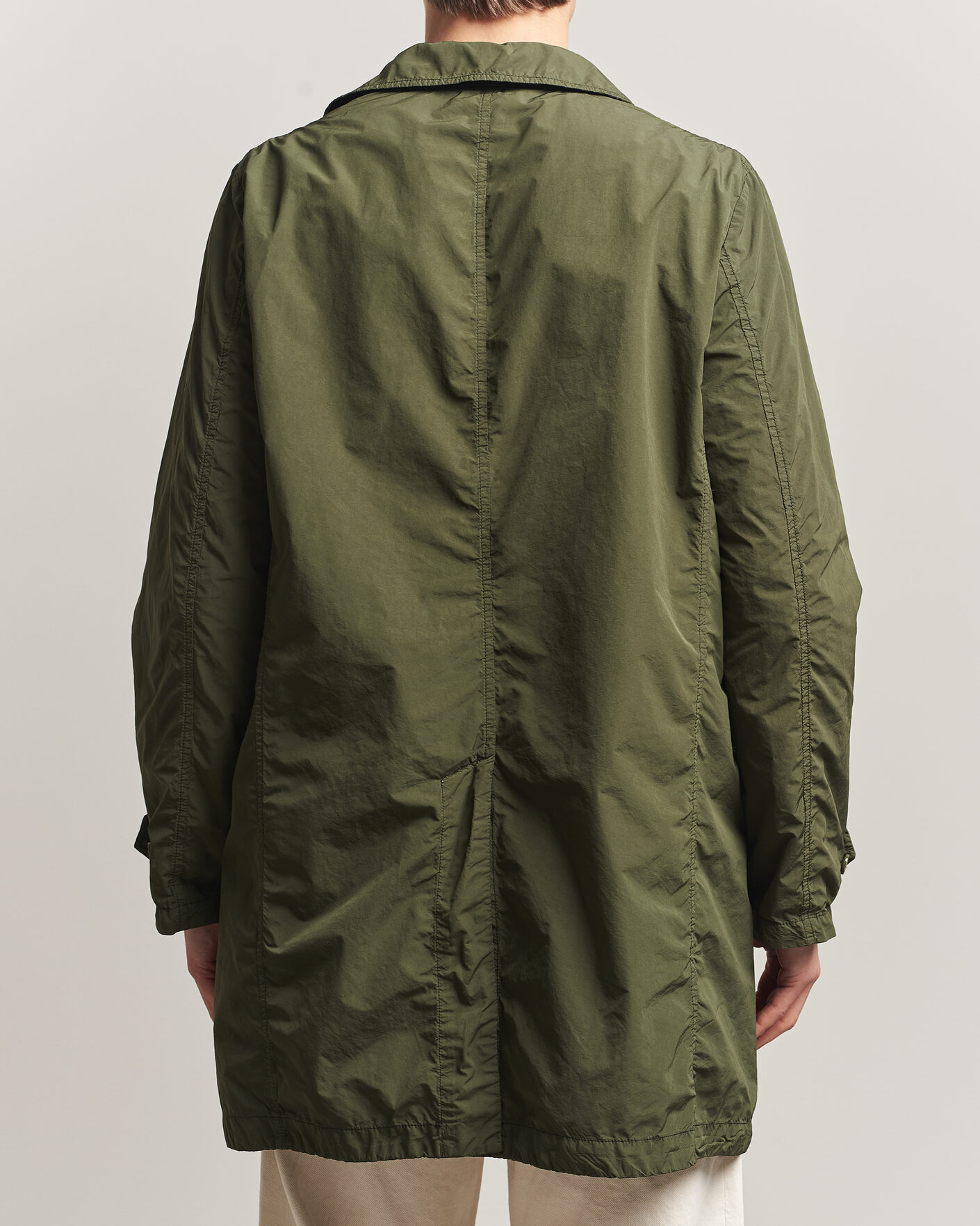 Herr | Jackor | Aspesi | Garment Dyed Lemon Coat Military