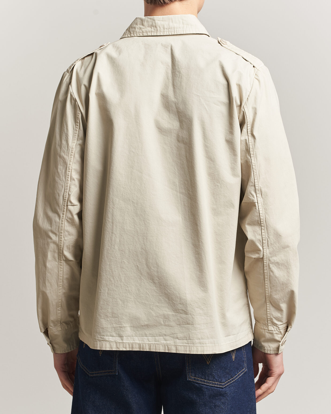 Herr | Jackor | Aspesi | Cotton Field Shirt Sand