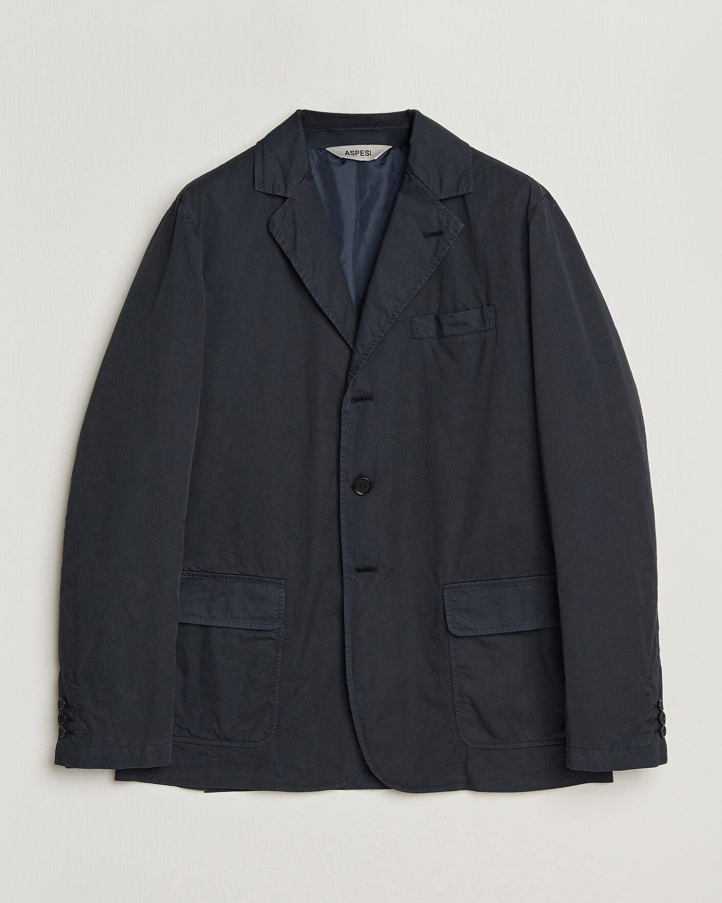 Herr | Kavajer | Aspesi | Cotton Blazer Navy