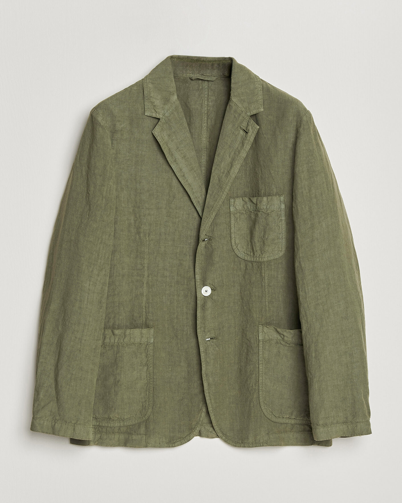 Herr | Kavajer | Aspesi | Samuraki Linen Blazer Military