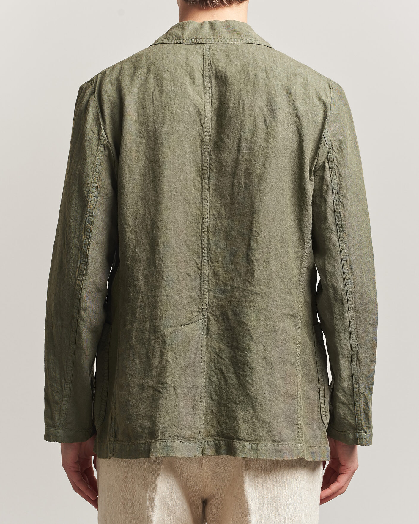 Herr | Kavajer | Aspesi | Samuraki Linen Blazer Military