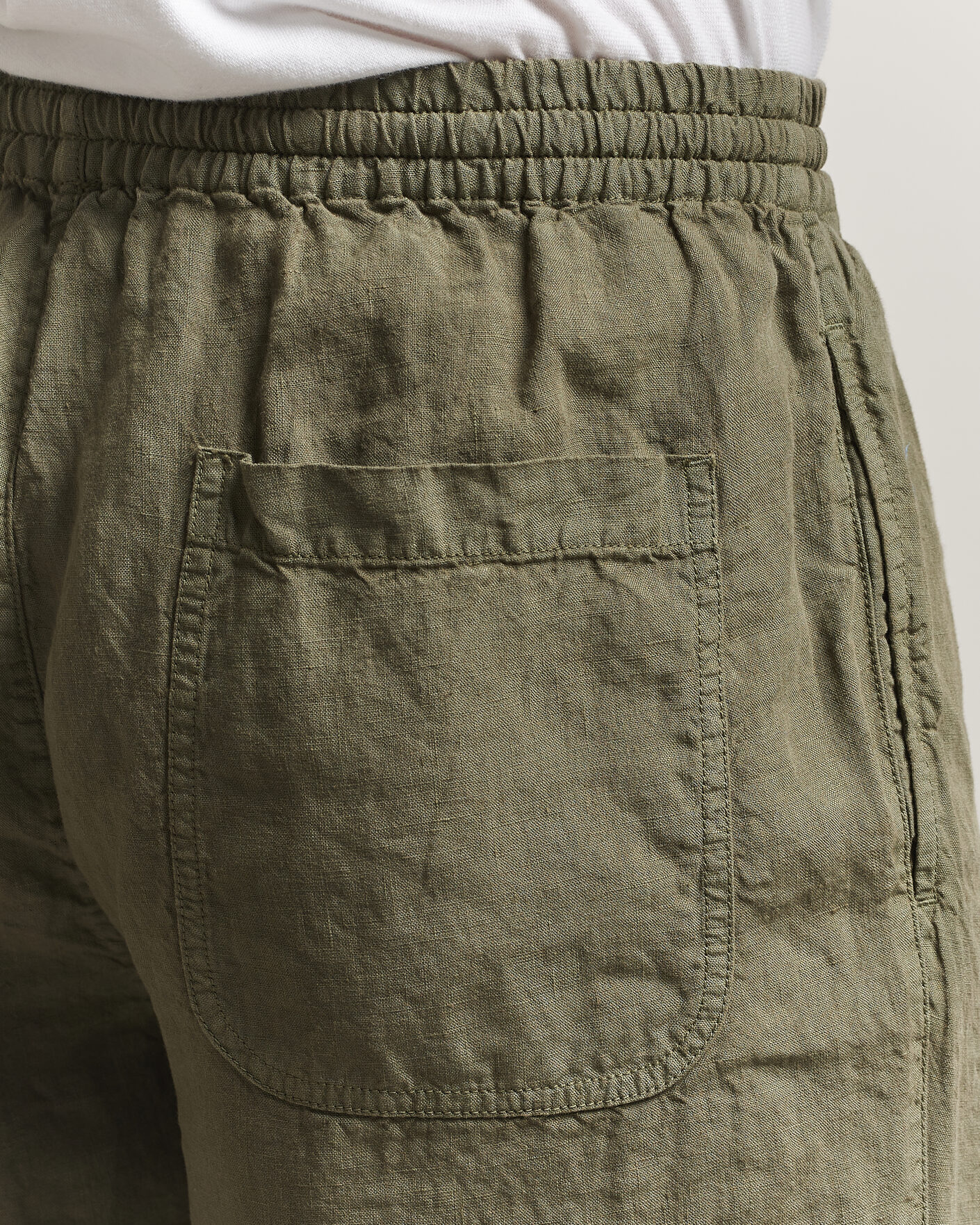 Herr | Byxor | Aspesi | Ventura Linen Pants Military