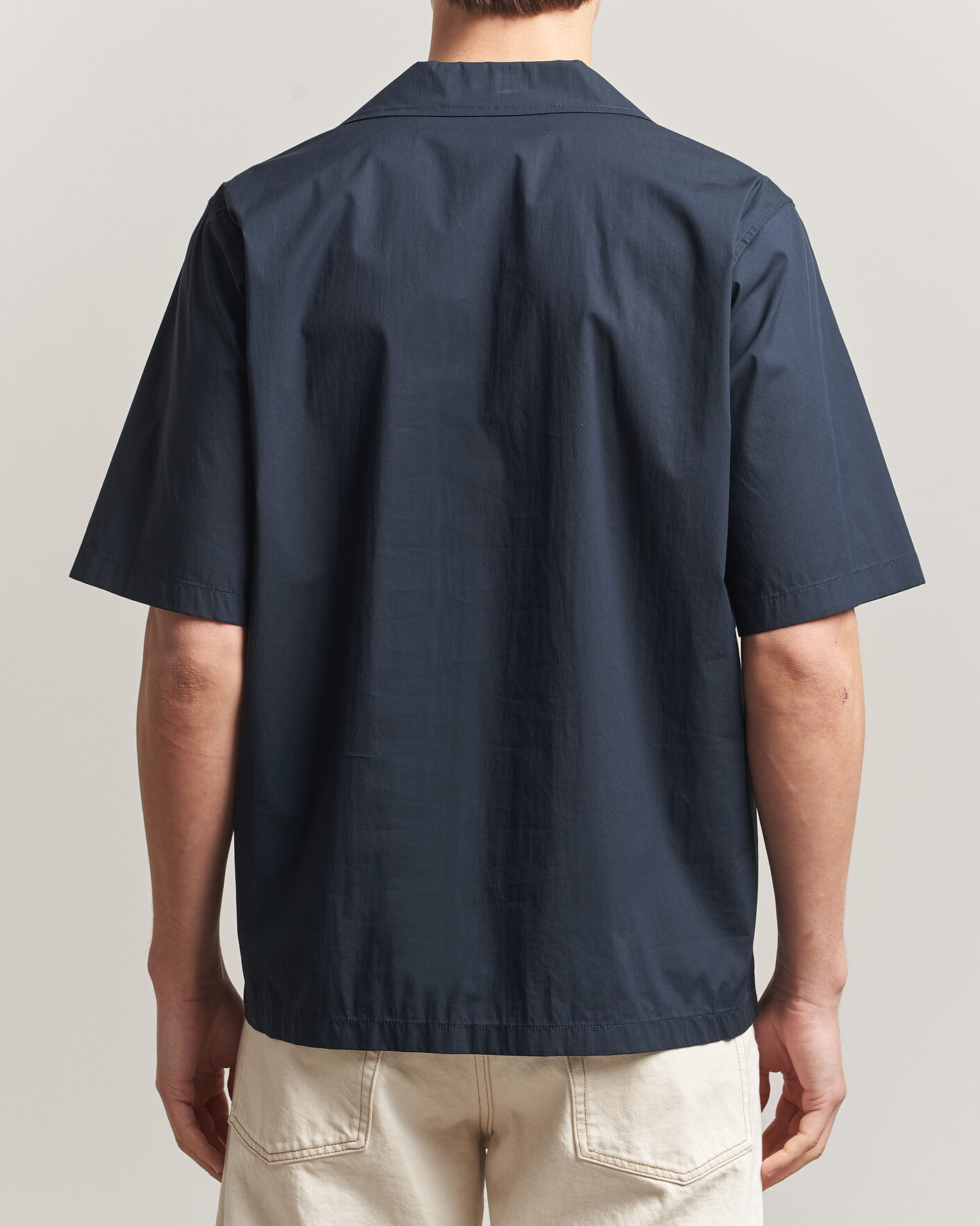 Herr | Skjortor | Aspesi | Ago Short Sleeve Shirt Navy