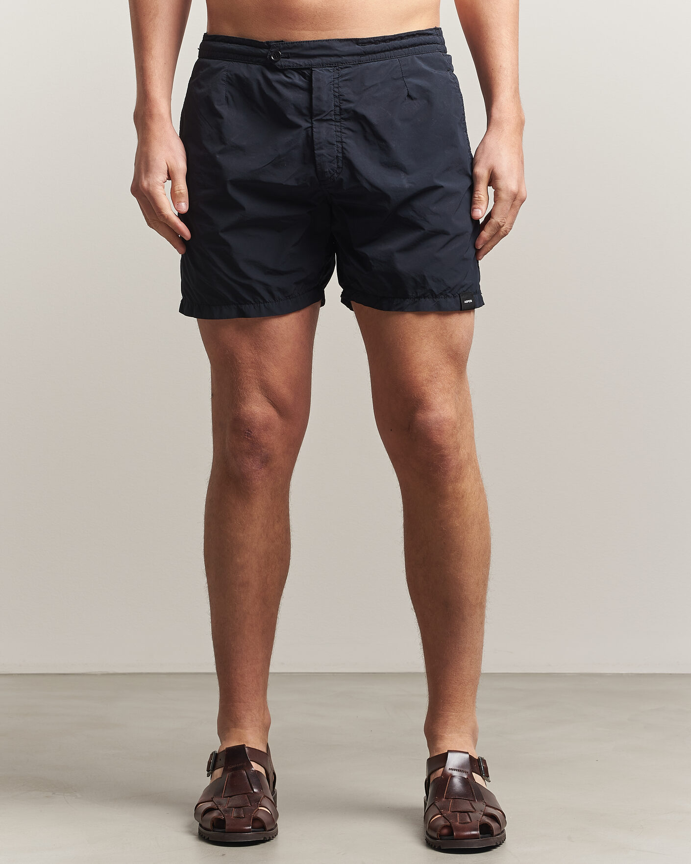 Herr | Badbyxor | Aspesi | Caprese Nylon Swim Trunks Navy