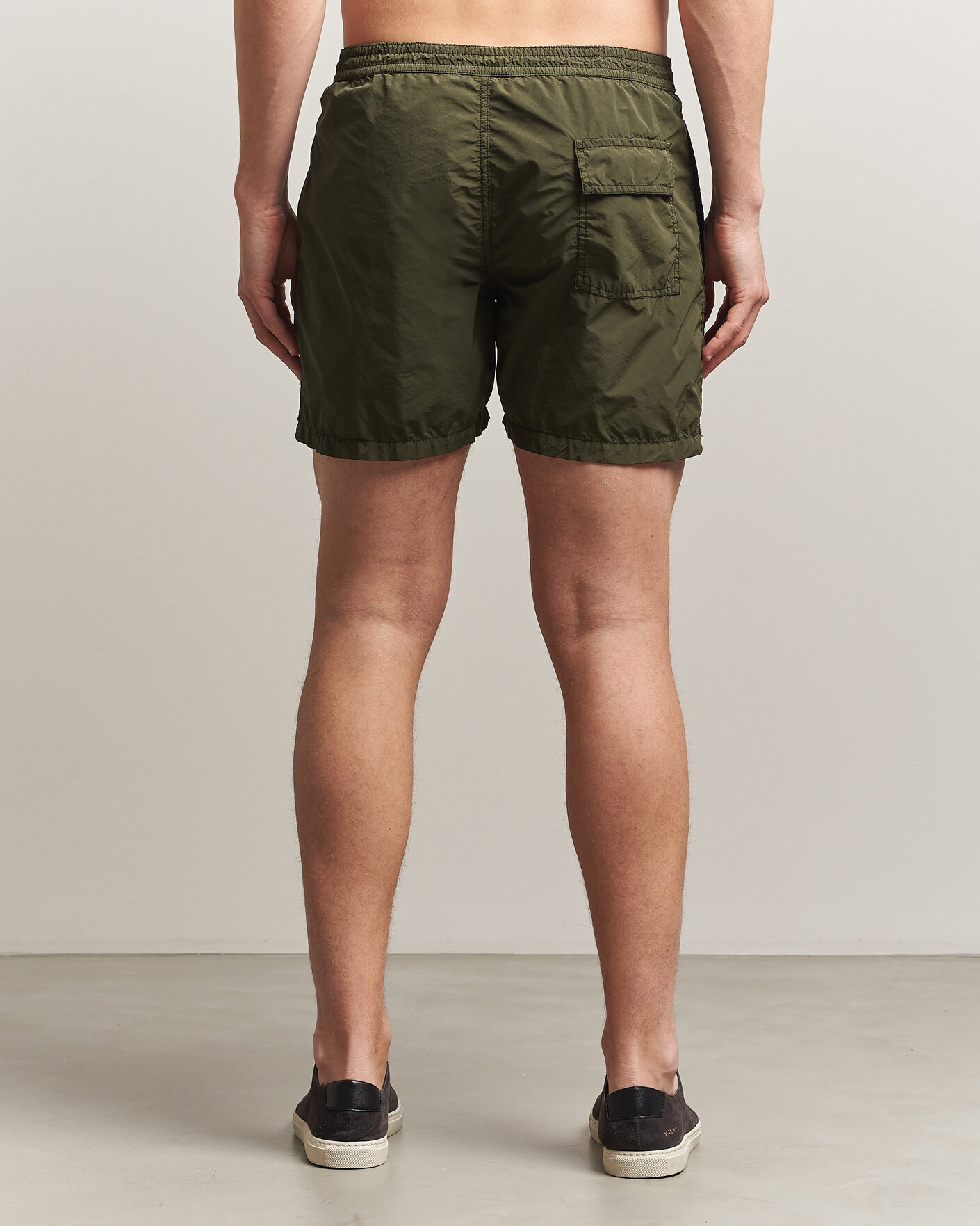 Herr | Badbyxor | Aspesi | Caprese Nylon Swim Trunks Military