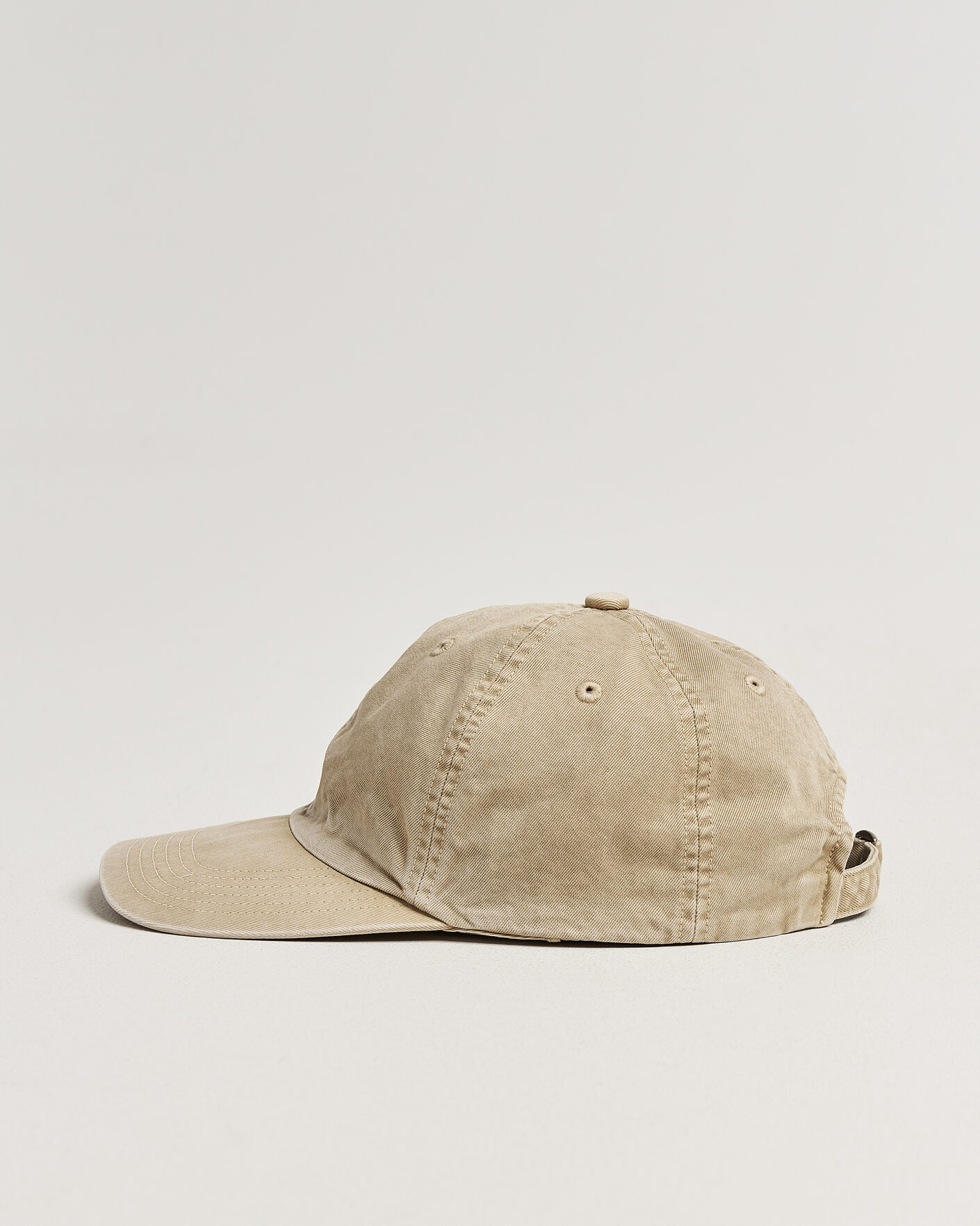 Herr | Hattar & kepsar | Auralee | Garment Dyed Finx Baseball Cap Light Beige
