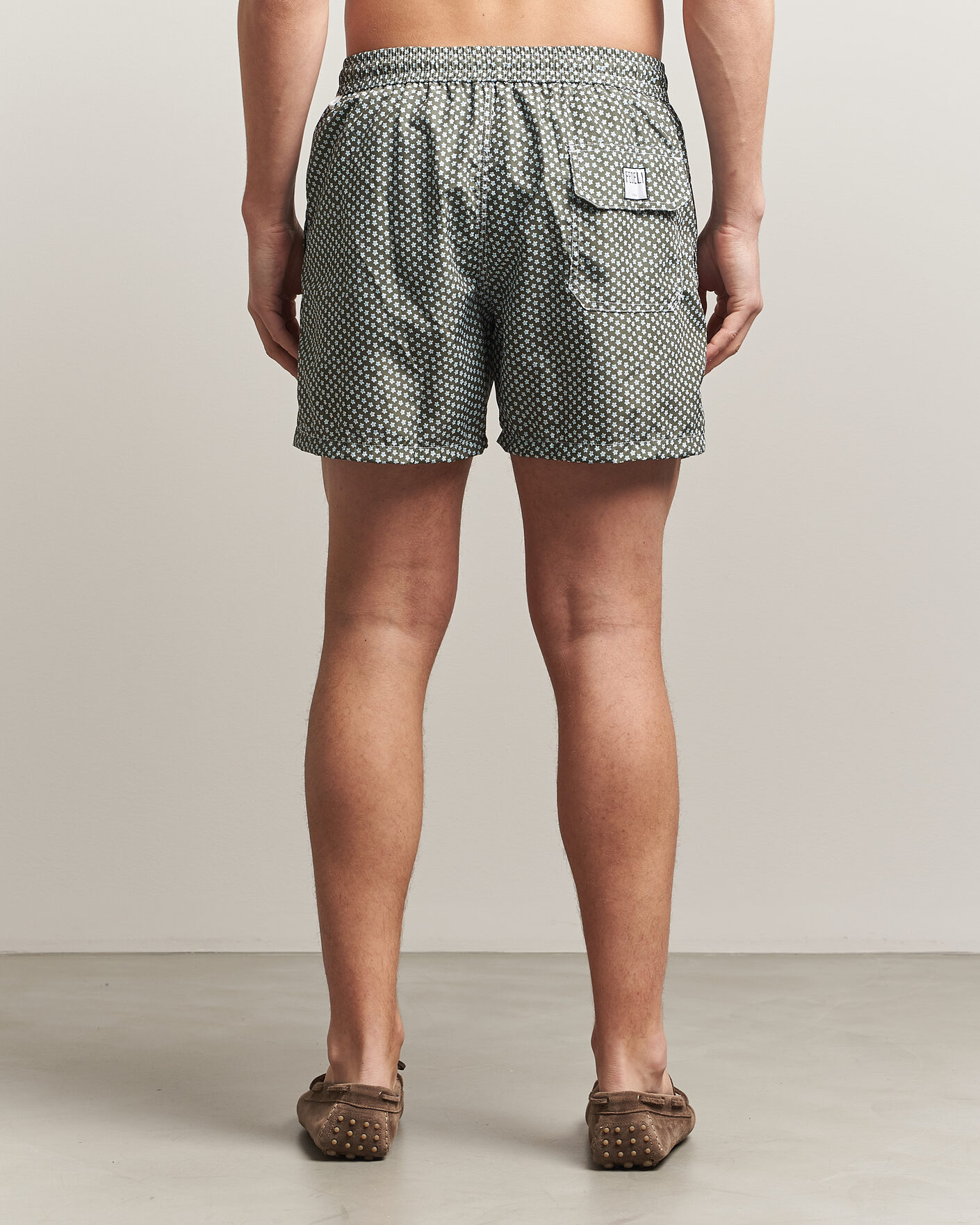 Herr | Badbyxor | Fedeli | Madeira Swim Trunk Green Flowers