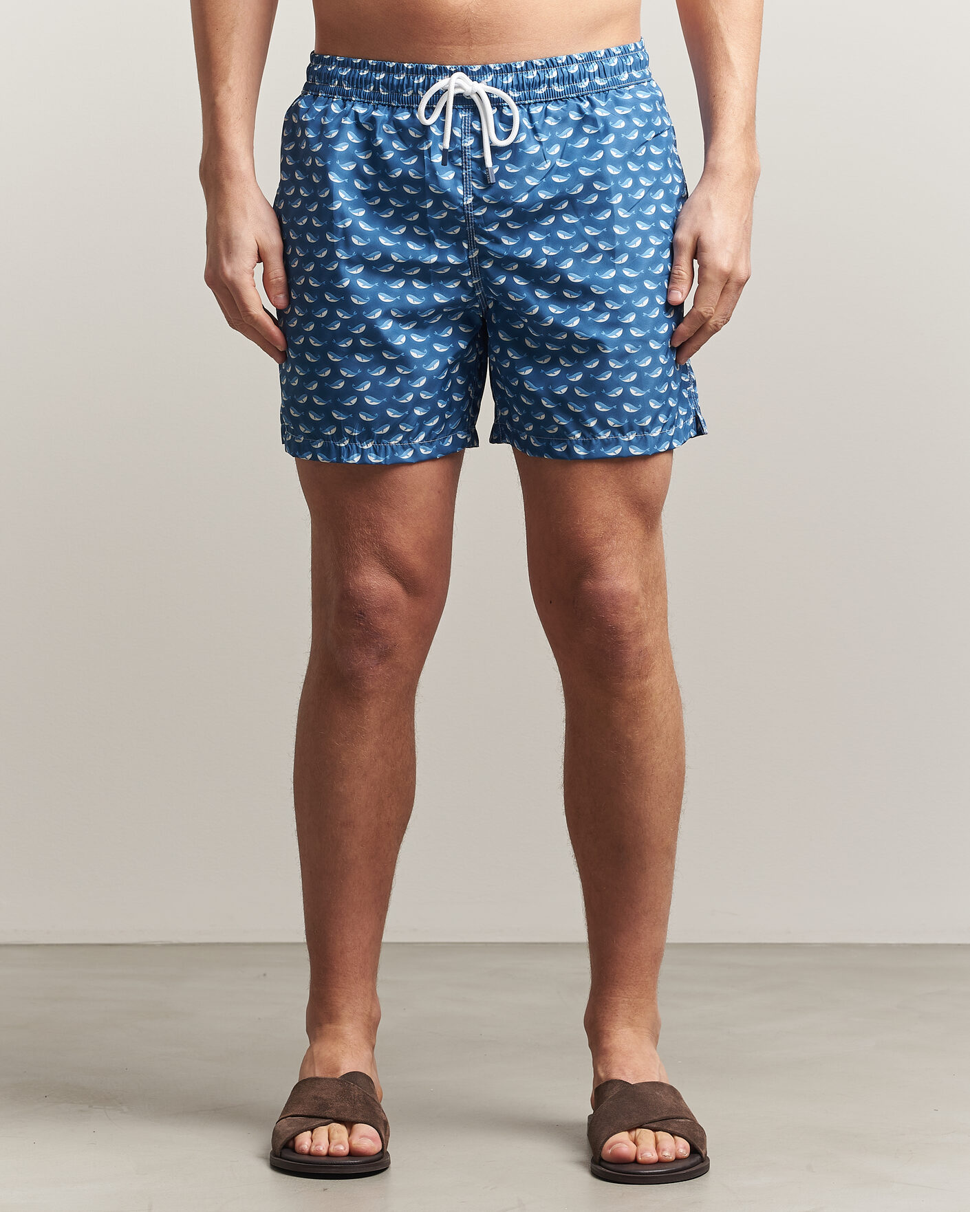 Herr | Badbyxor | Fedeli | Madeira Swim Trunk Blue Whales