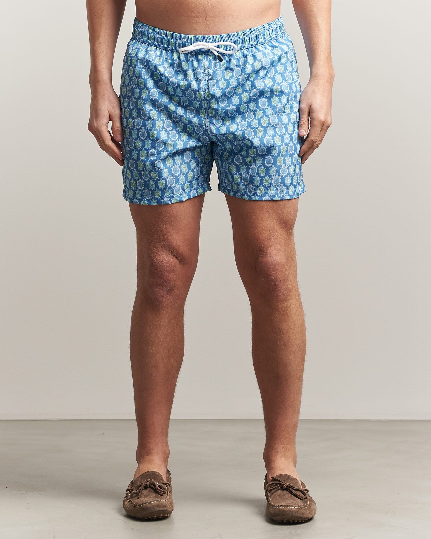 Herr | Badbyxor | Fedeli | Madeira Swim Trunk Blue Turtles