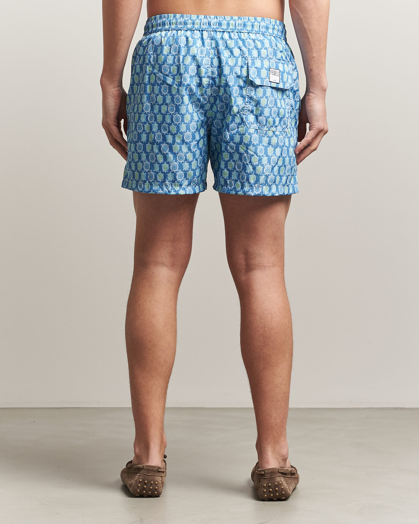 Herr | Badbyxor | Fedeli | Madeira Swim Trunk Blue Turtles