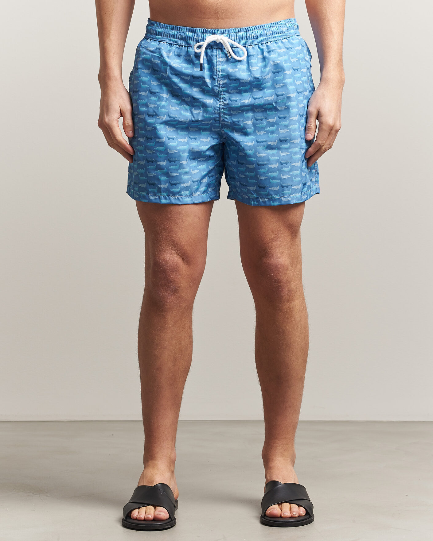 Herr | Badbyxor | Fedeli | Madeira Swim Trunk Blue Crocs