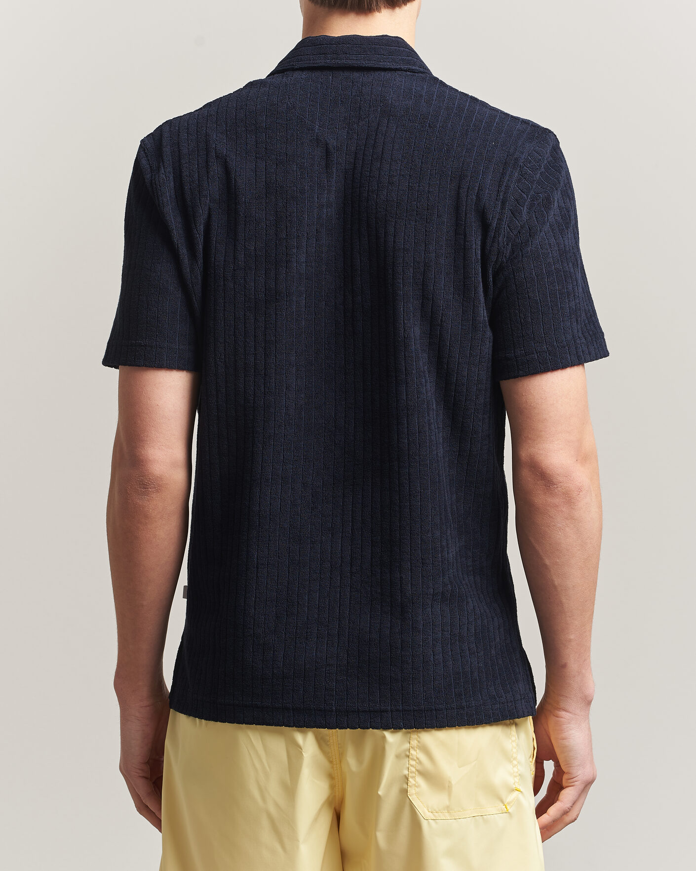 Herr | Pikéer | Fedeli | Rib Terry Polo Navy