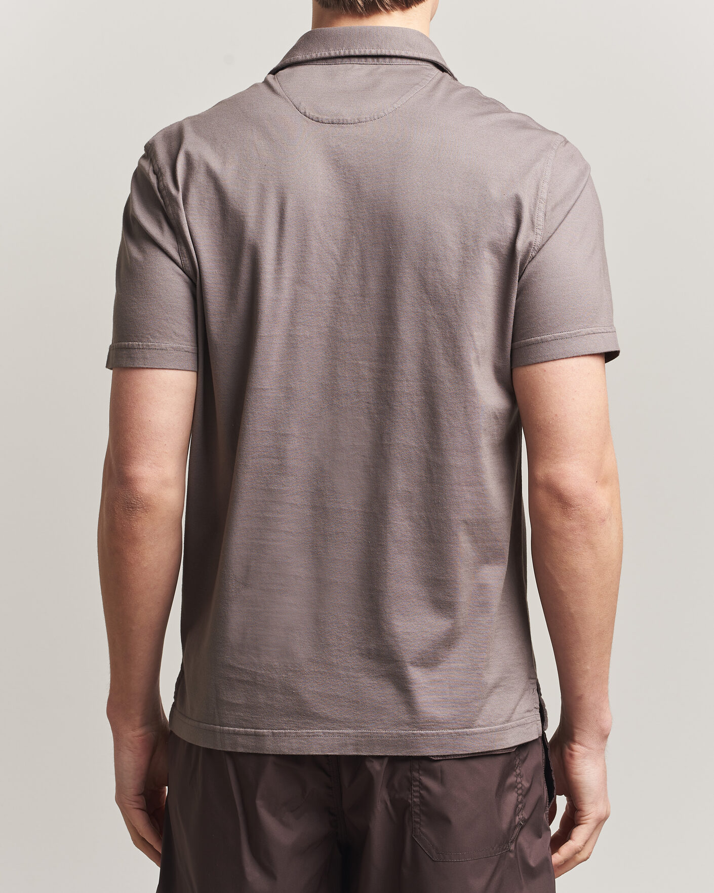 Herr | Pikéer | Fedeli | Zero Organic Cotton Polo Taupe