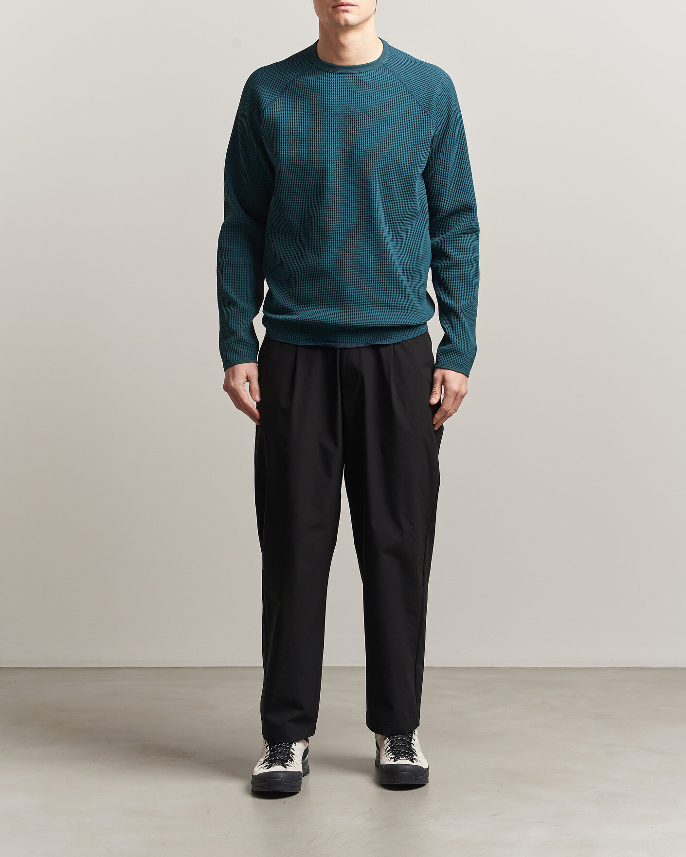 Herr | T-Shirts | Goldwin | WF Light Long Sleeve T-Shirt Kokiran Green