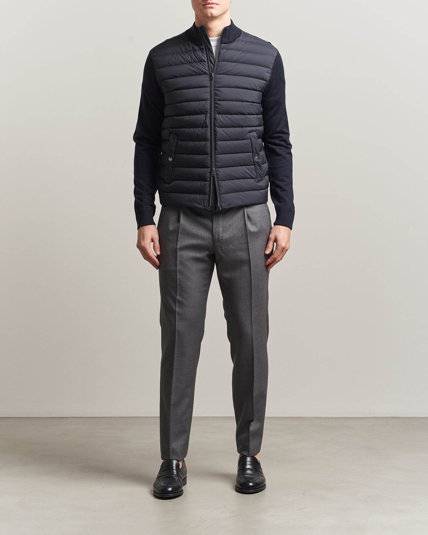 Herr | Jackor | Herno | Luxury Hybrid Jacket Navy