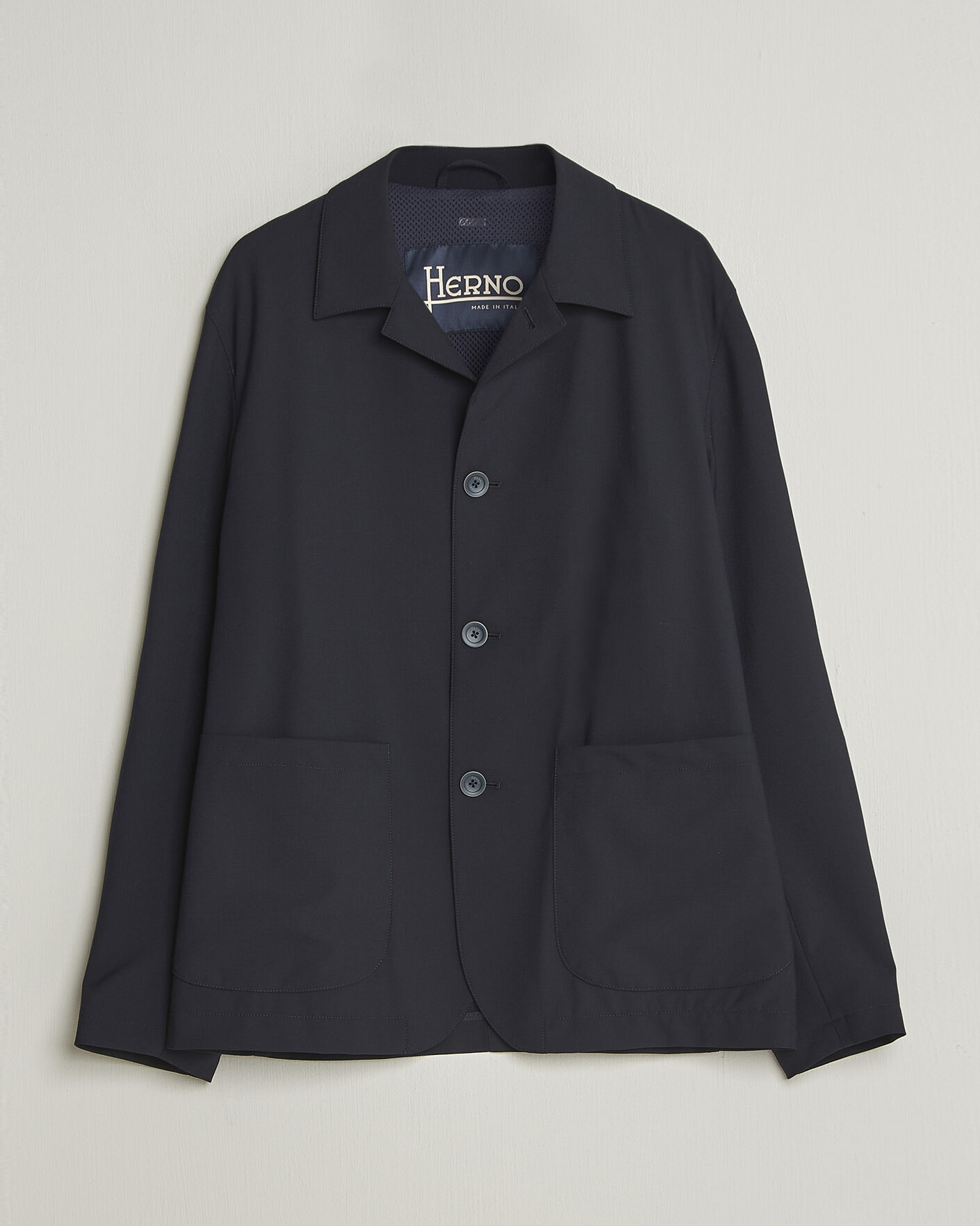 Herr | Jackor | Herno | Travel Wool Chore Jacket Navy