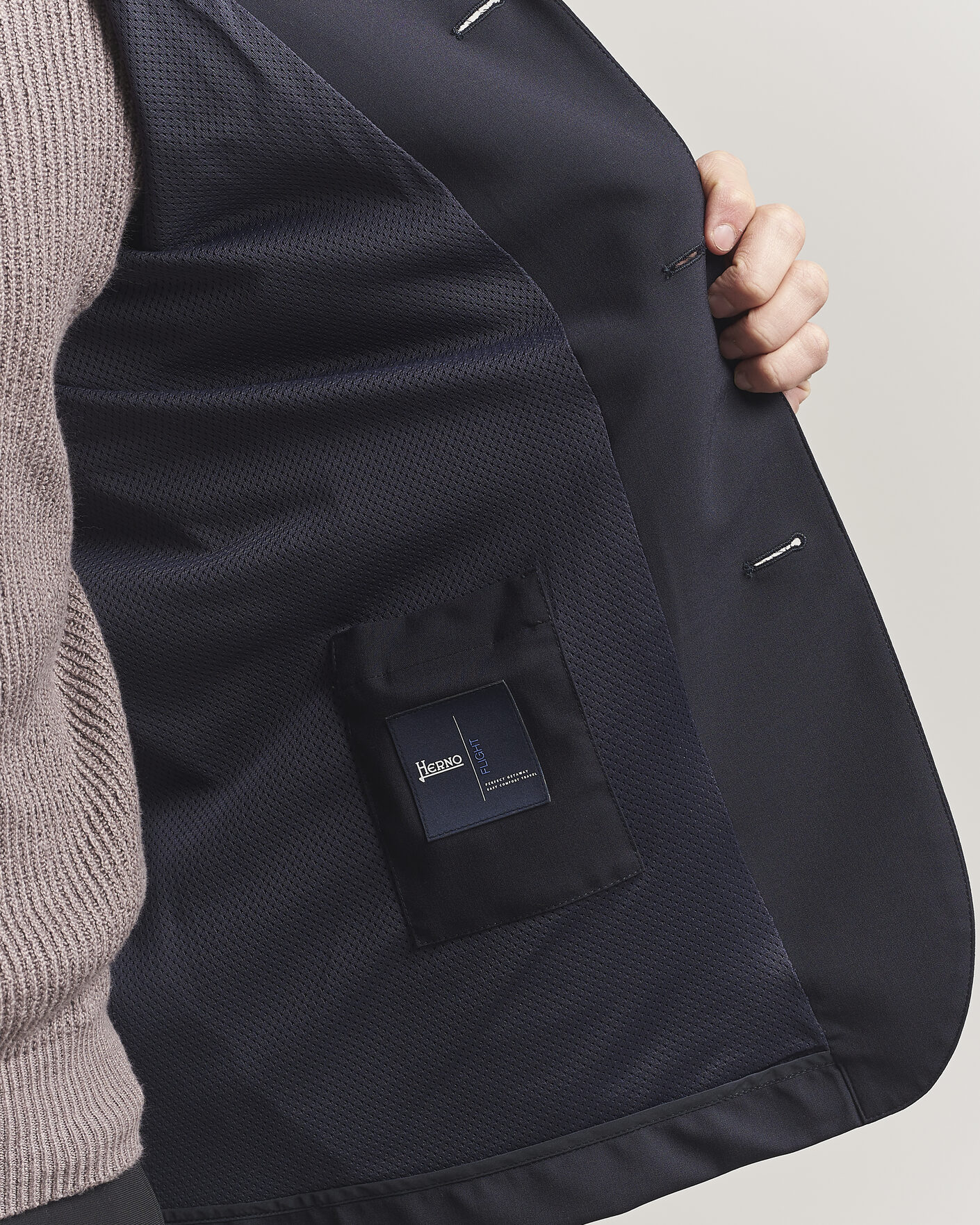 Herr | Jackor | Herno | Travel Wool Chore Jacket Navy