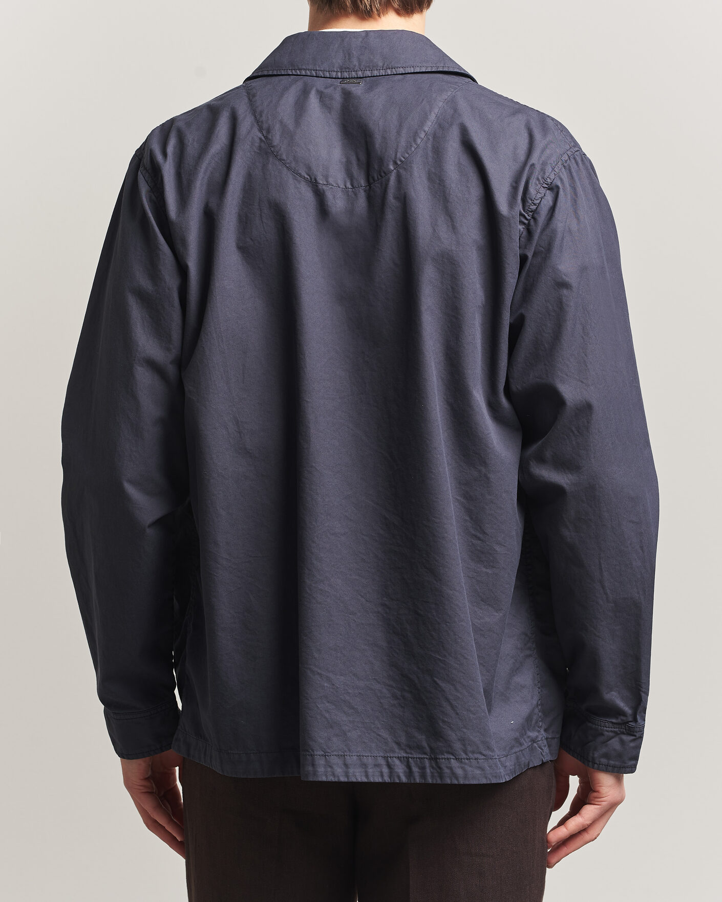 Herr | Jackor | Herno | Washed Cotton Field Jacket Navy