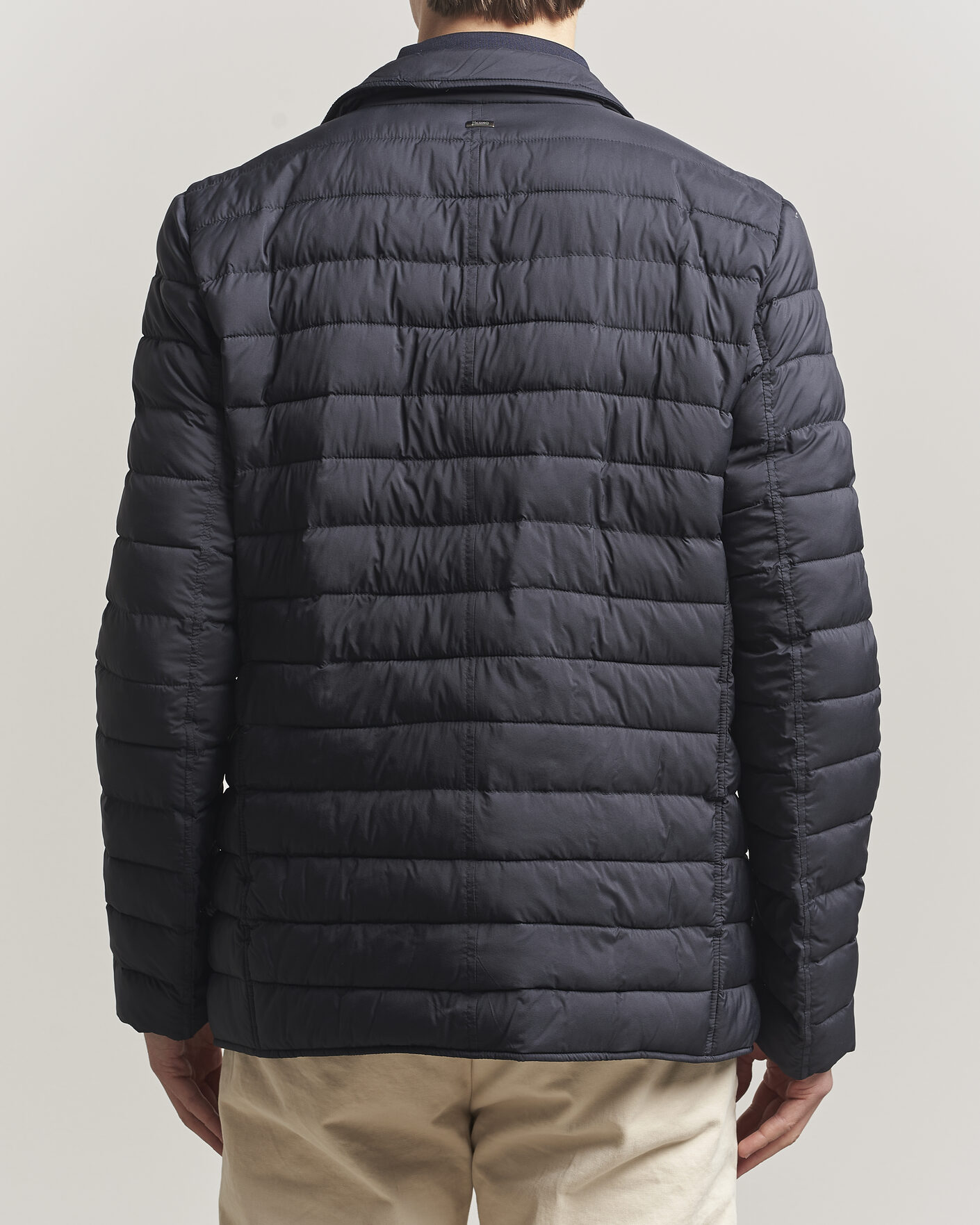 Herr | Jackor | Herno | Nuage Matt Nylon Blazer Navy