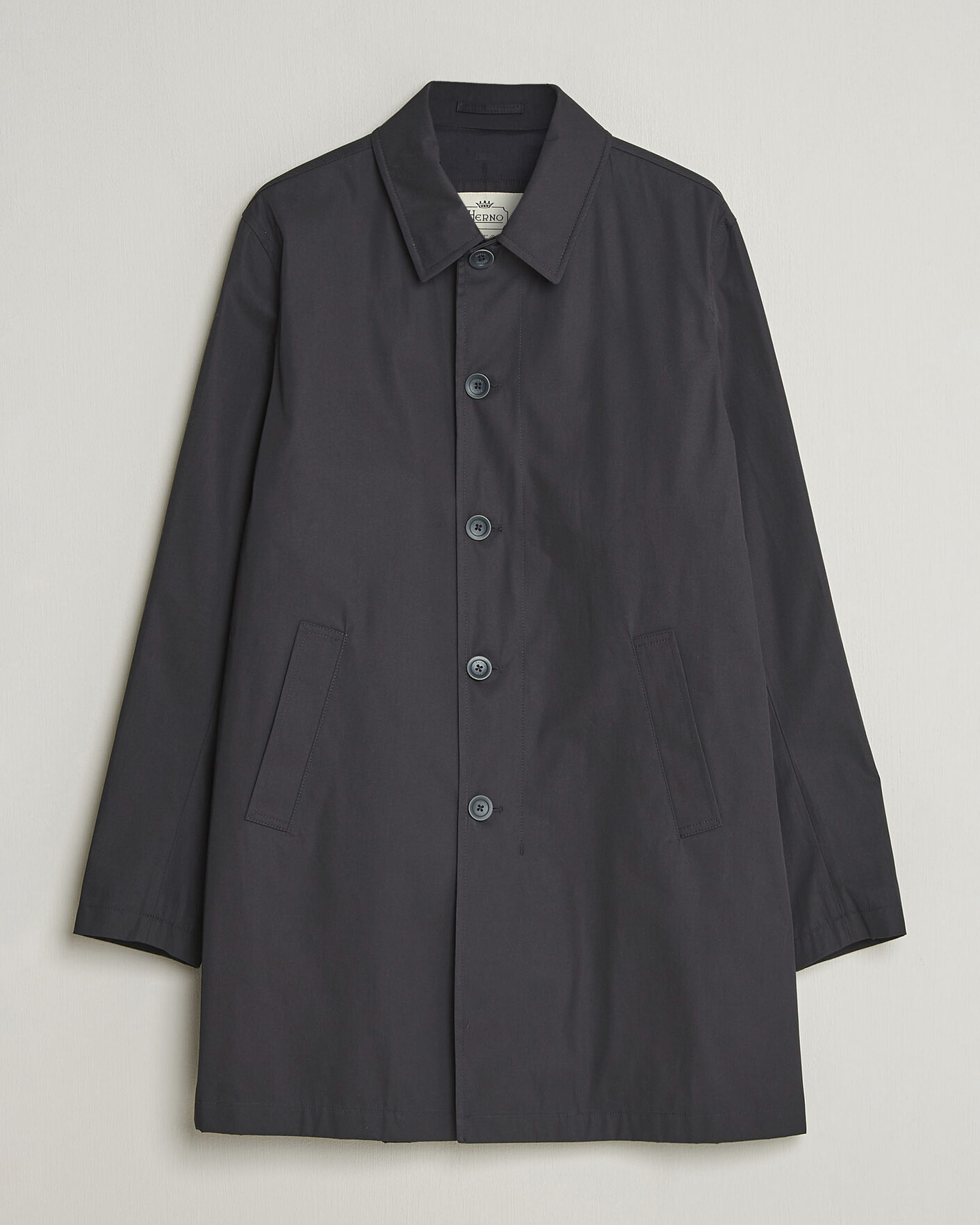 Herr | Jackor | Herno | Cotton Car Coat Navy