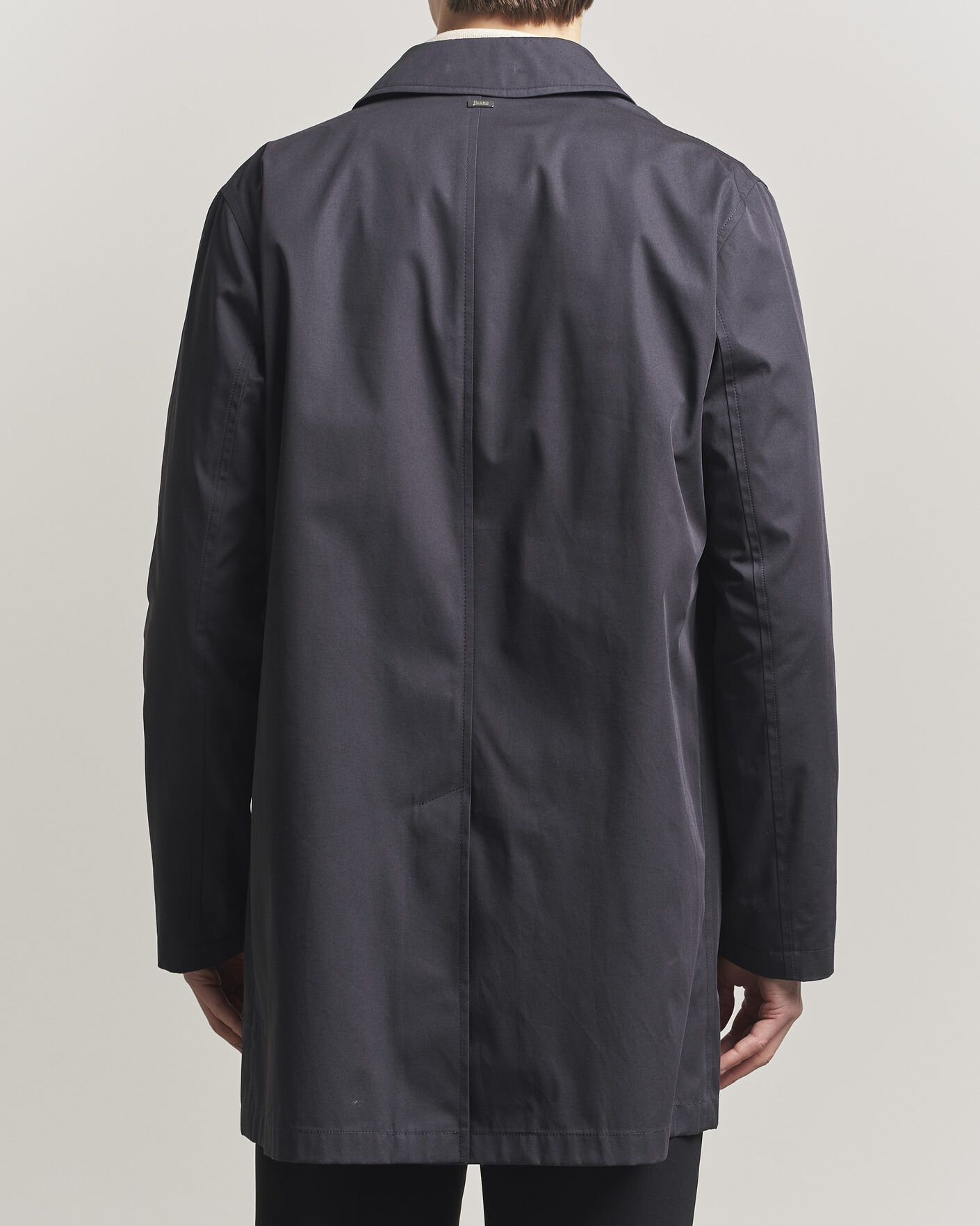 Herr | Jackor | Herno | Cotton Car Coat Navy
