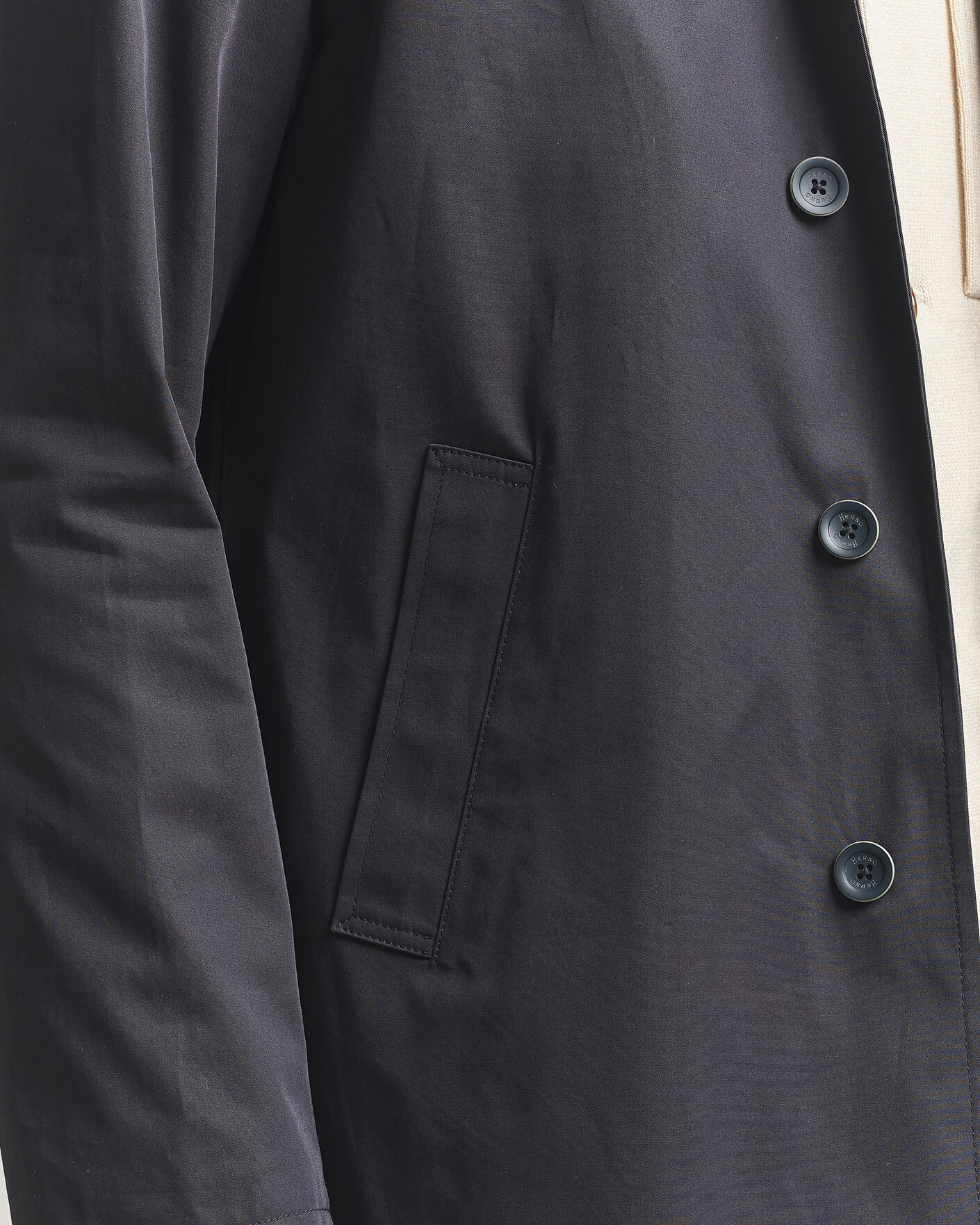 Herr | Jackor | Herno | Cotton Car Coat Navy