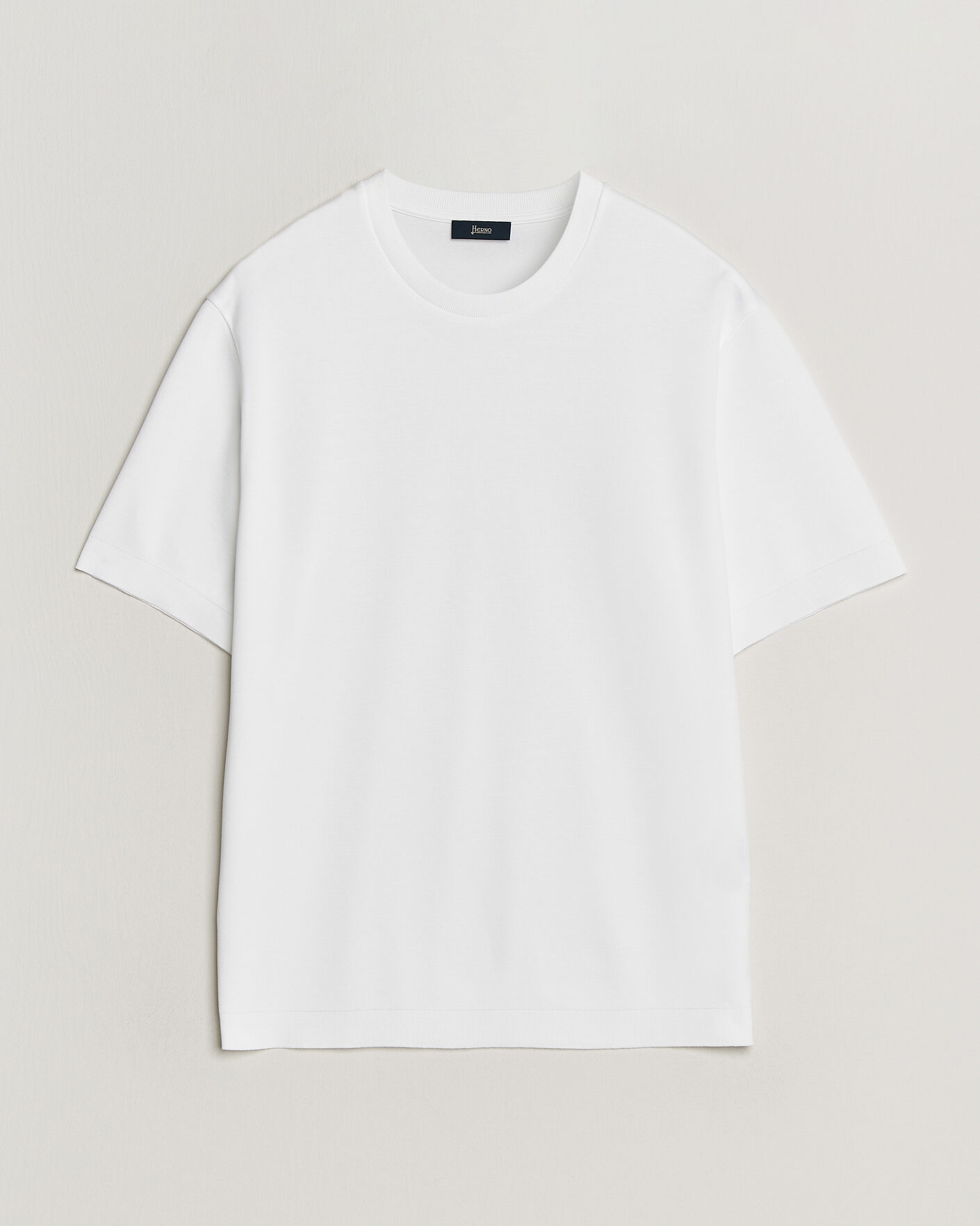 Herr | T-Shirts | Herno | Micro Piquet T-Shirt White