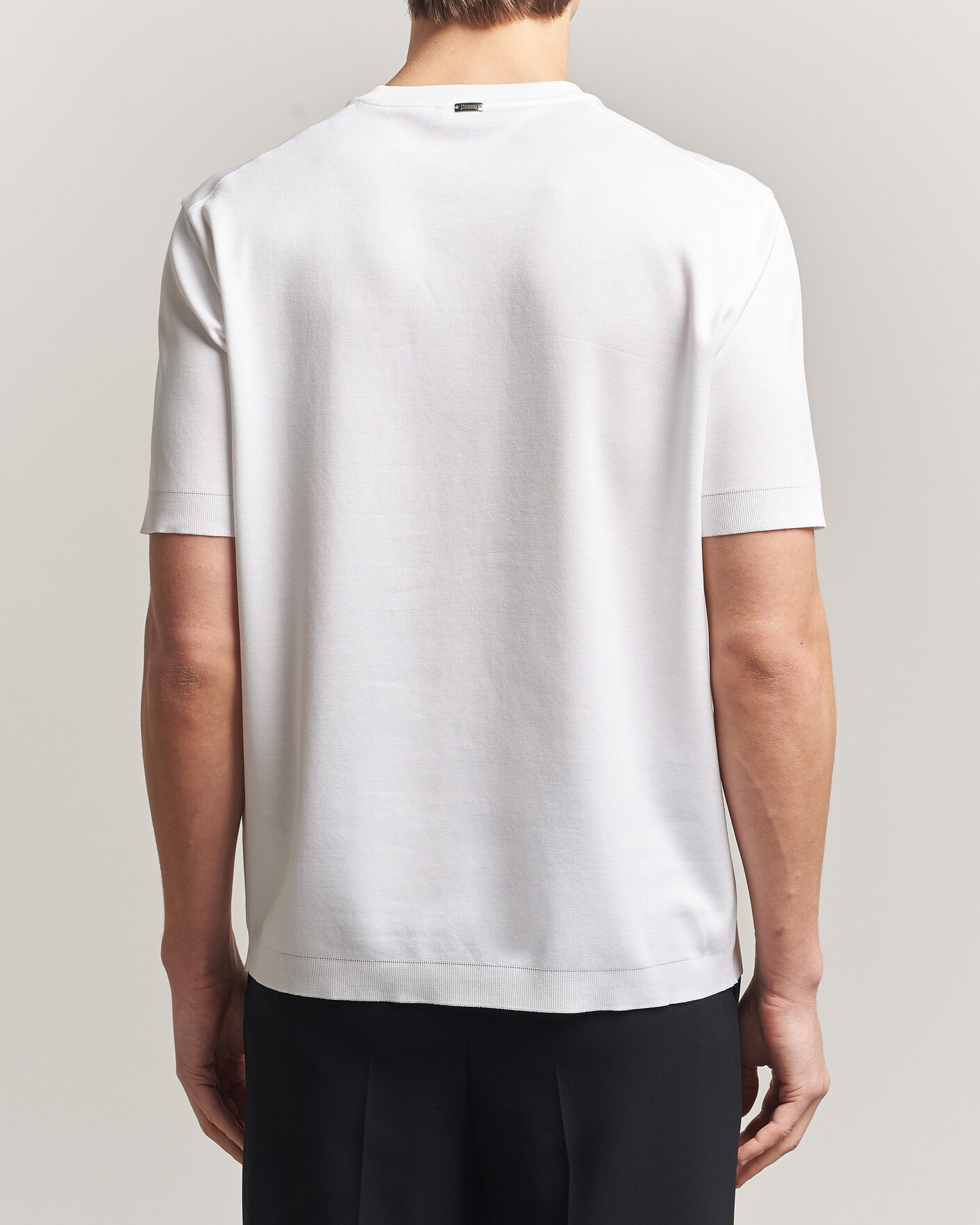 Herr | T-Shirts | Herno | Micro Piquet T-Shirt White
