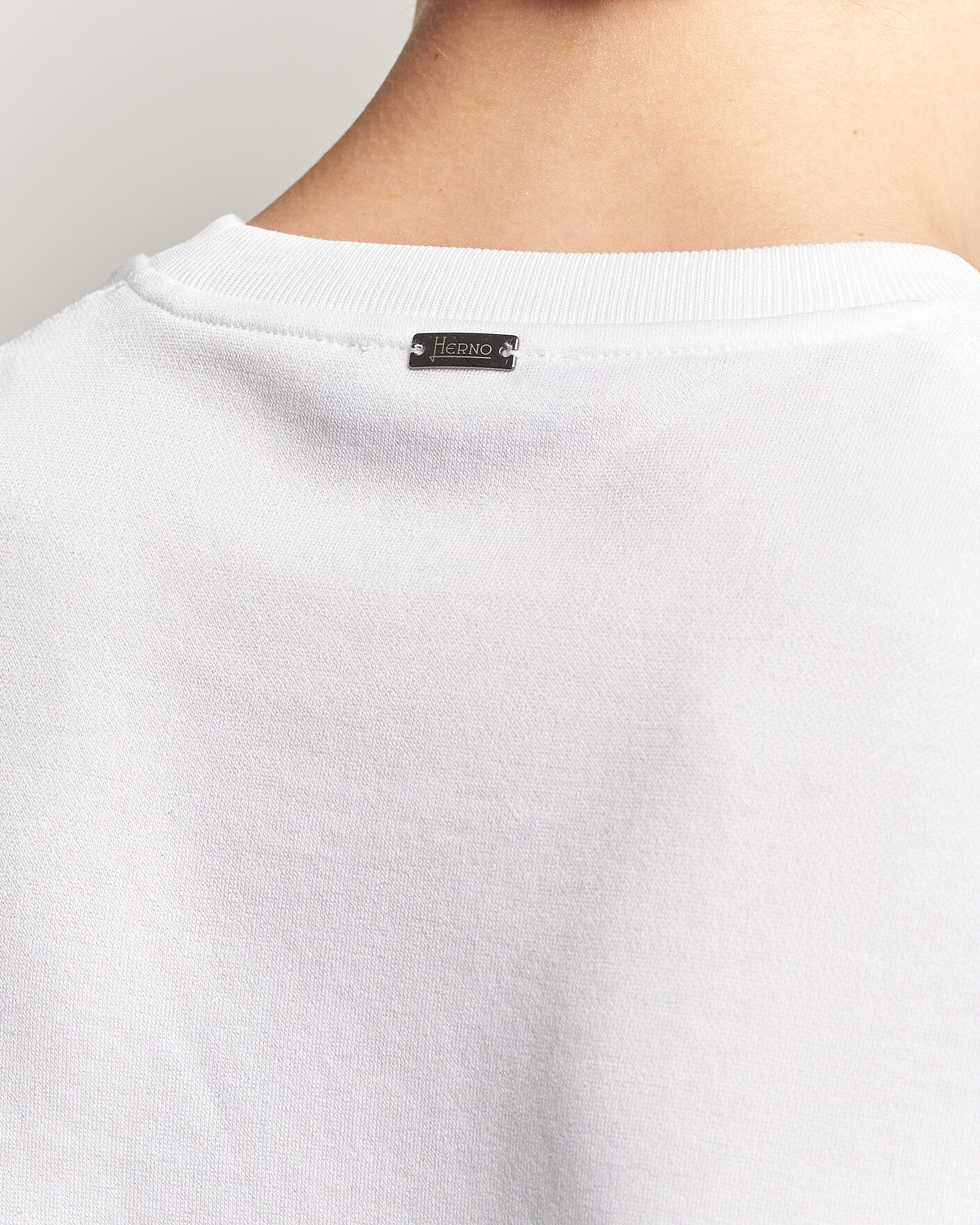 Herr | T-Shirts | Herno | Micro Piquet T-Shirt White