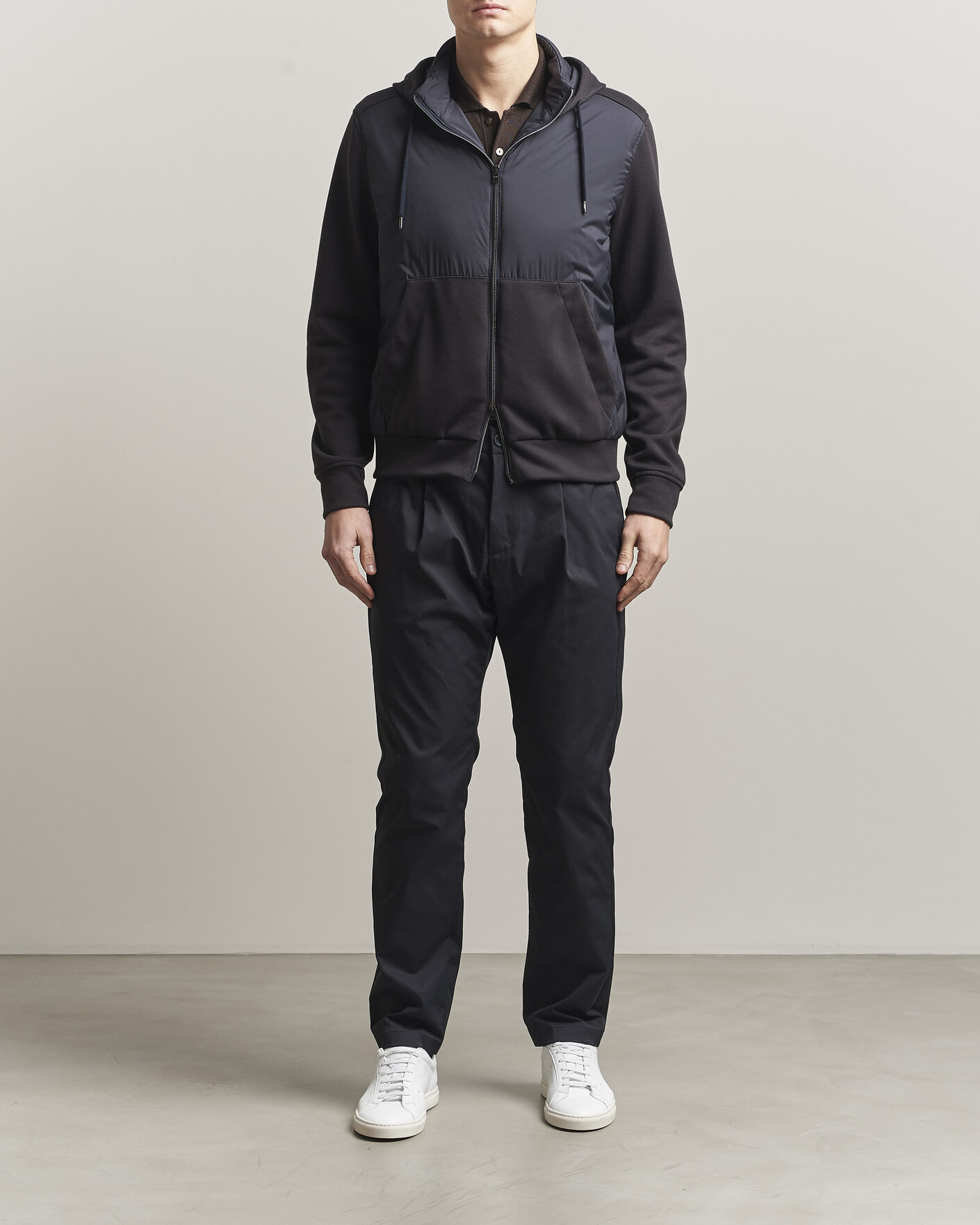 Herr | Byxor | Herno | Drawstring Pants Navy