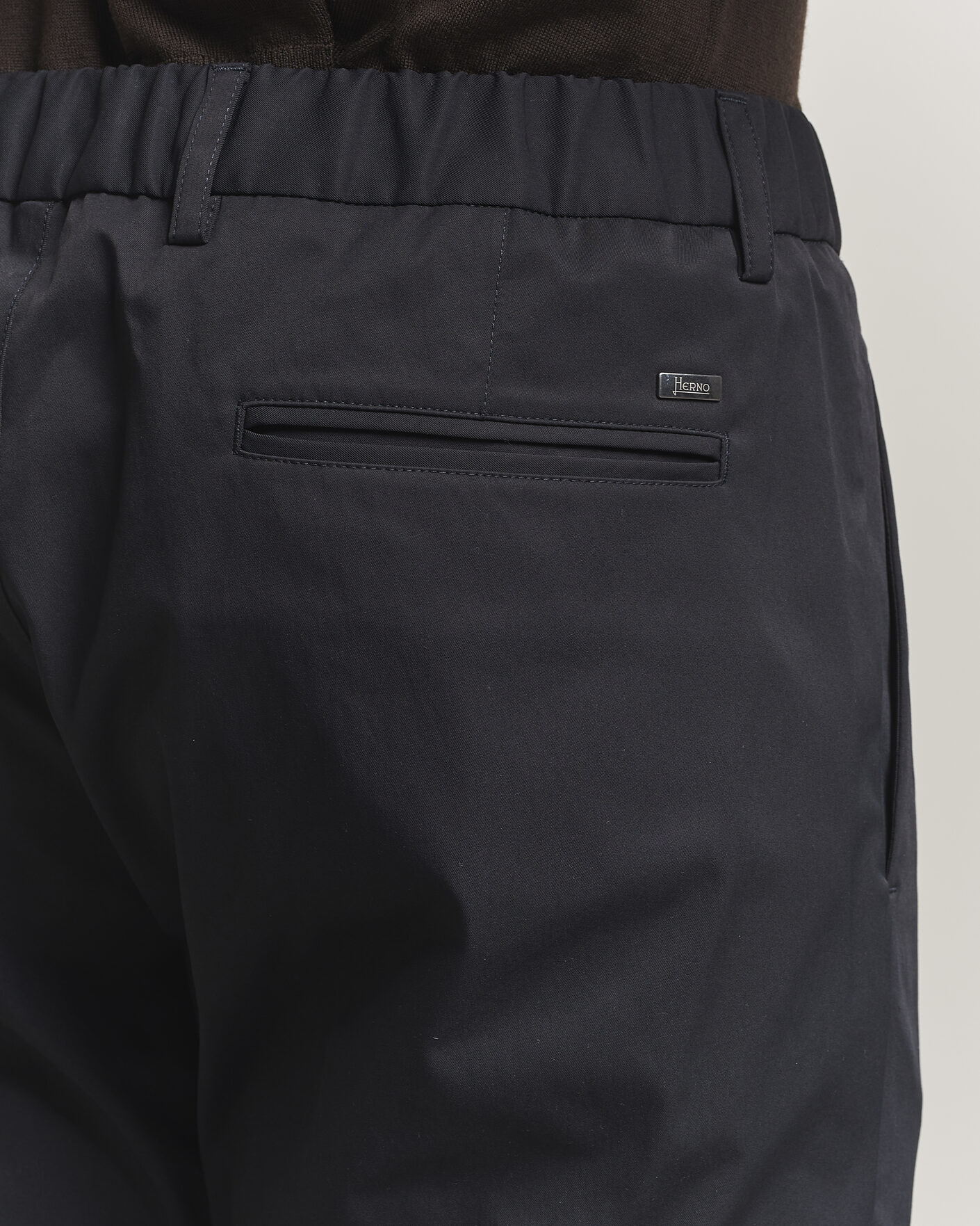 Herr | Byxor | Herno | Drawstring Pants Navy
