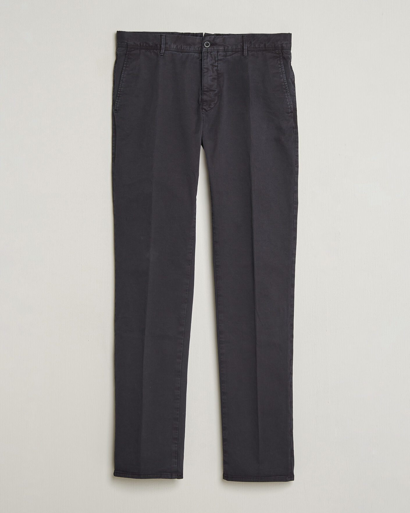 Herr | Byxor | Incotex | Slim Fit Garment Dyed Slacks Navy