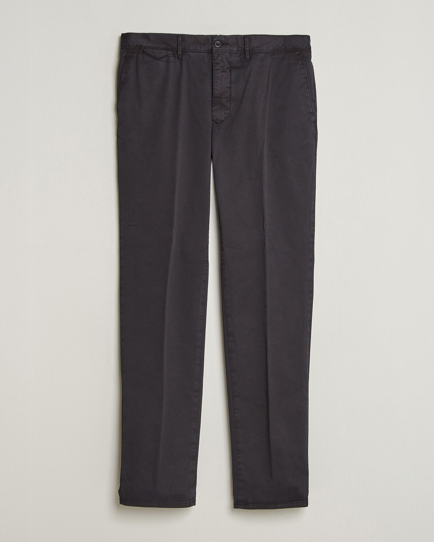 Herr | Byxor | Incotex | Regular Fit Garment Dyed Slacks Navy
