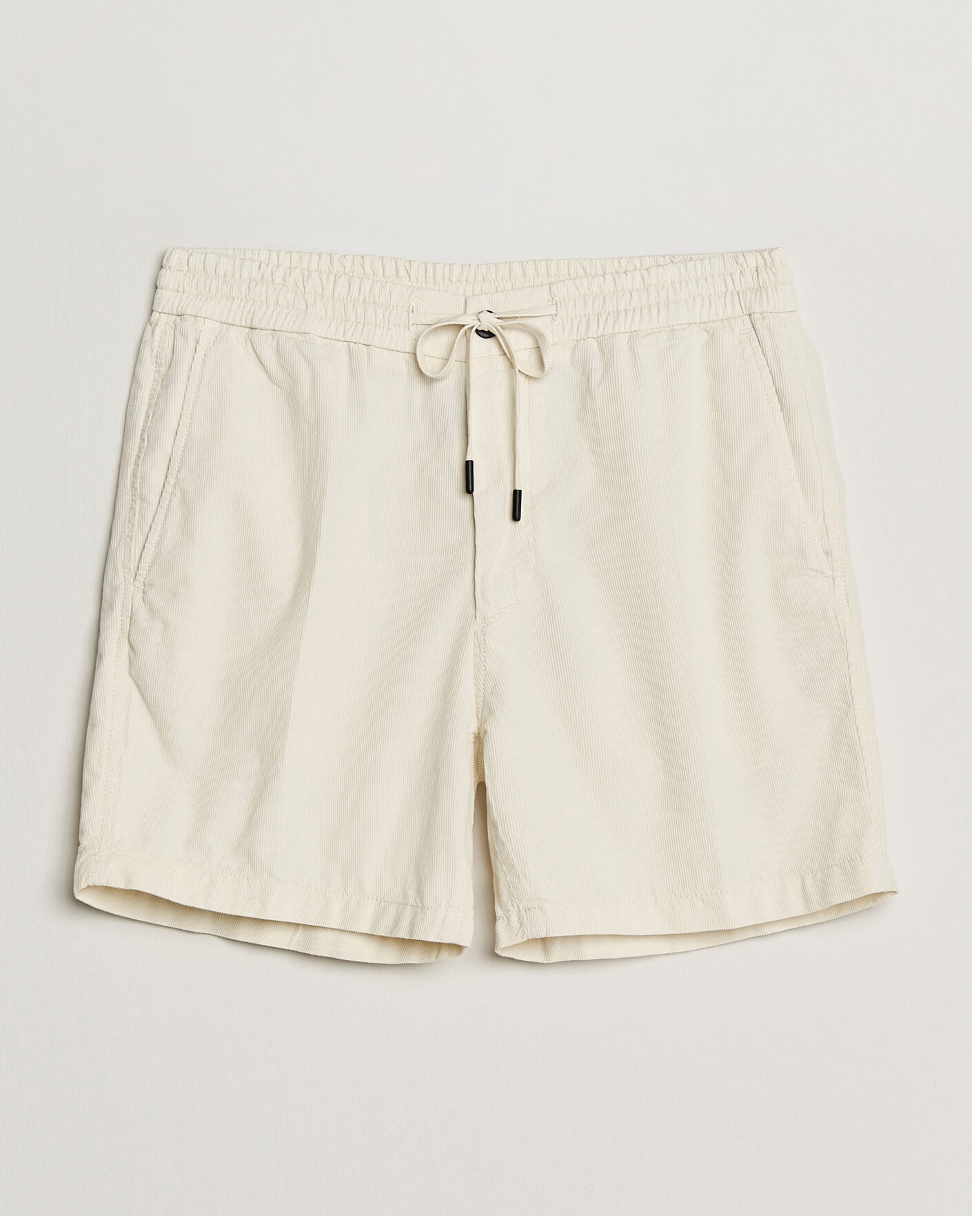Herr | Shorts | Incotex | Baby Corduroy Drawstring Shorts Off White