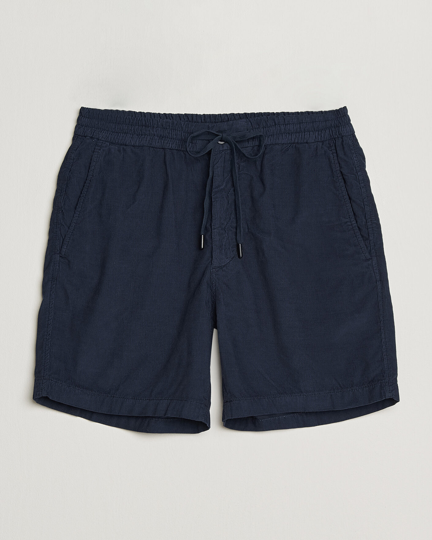 Herr | Shorts | Incotex | Baby Corduroy Drawstring Shorts Navy