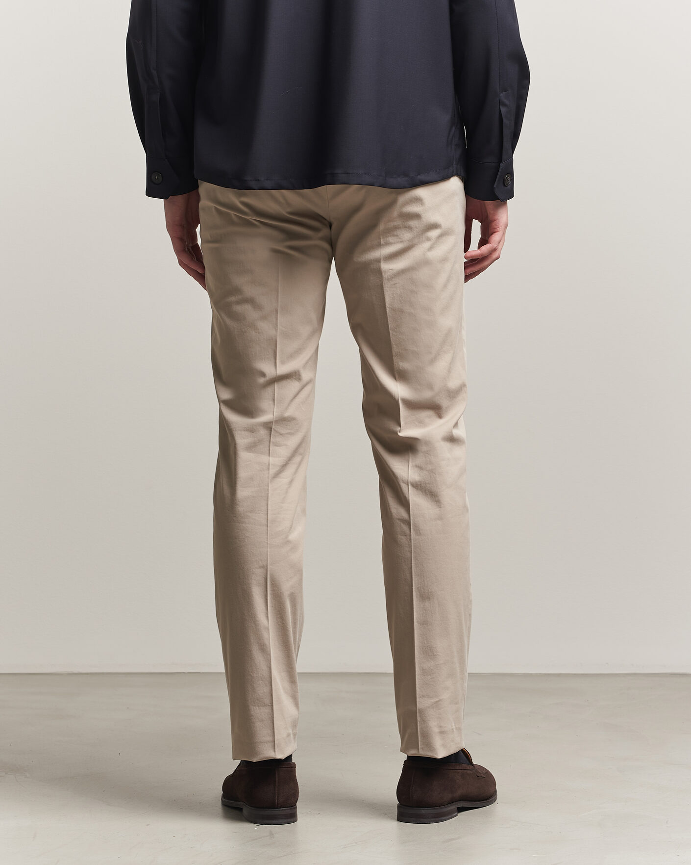Herr | Byxor | Incotex | Regular Fit Comfort Chinos Sand