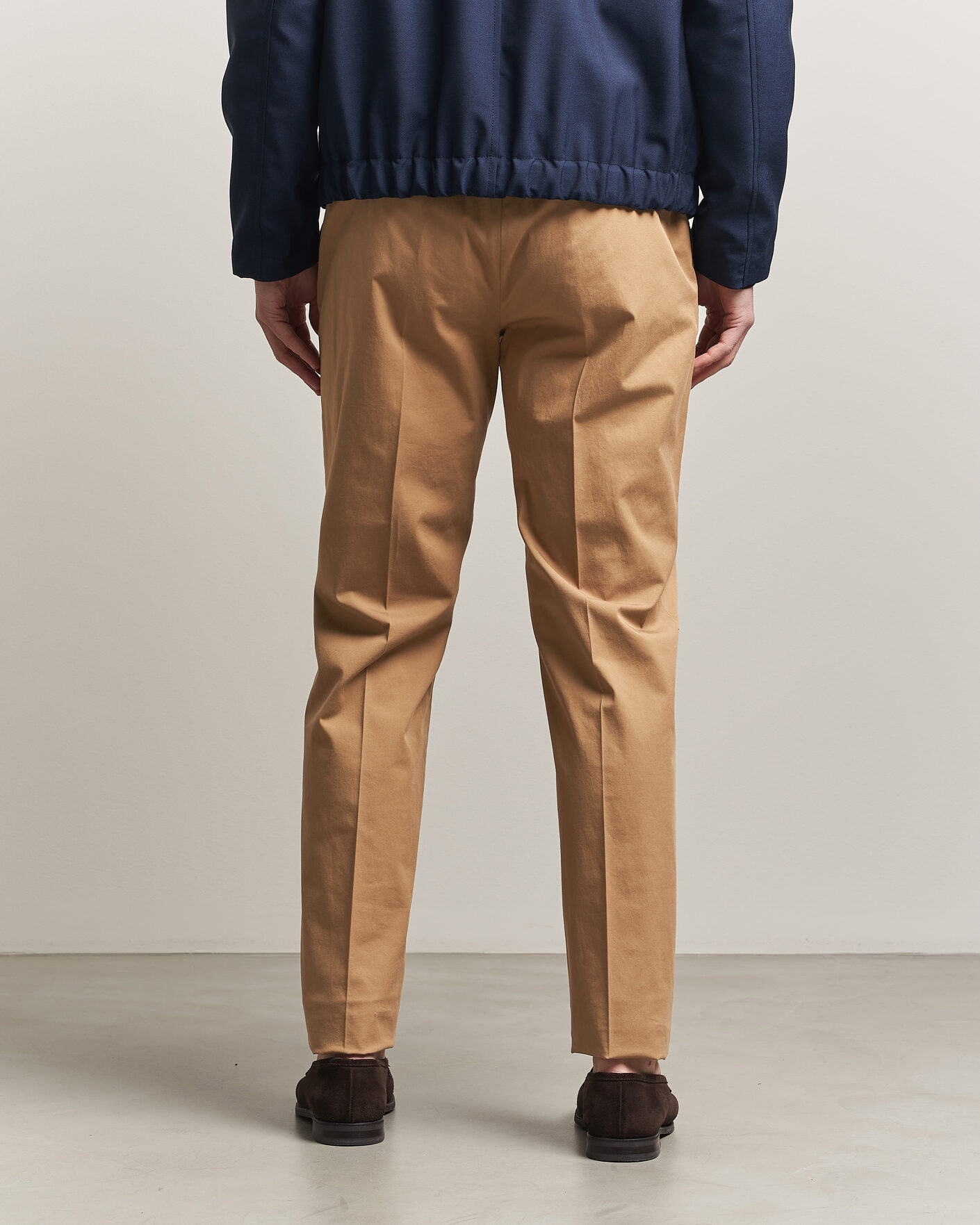 Herr | Byxor | Incotex | Regular Fit Comfort Chinos Khaki