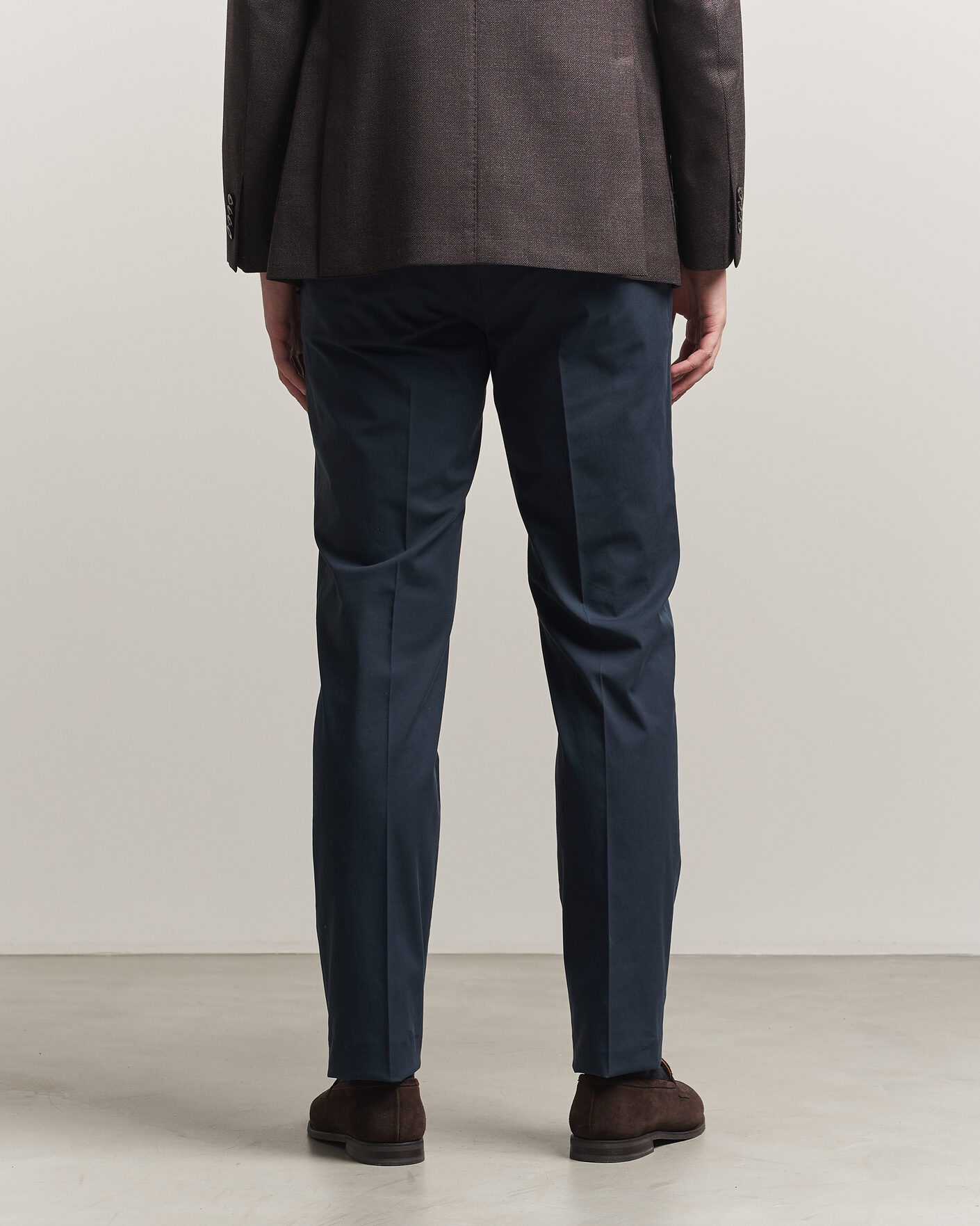 Herr | Byxor | Incotex | Regular Fit Comfort Chinos Navy
