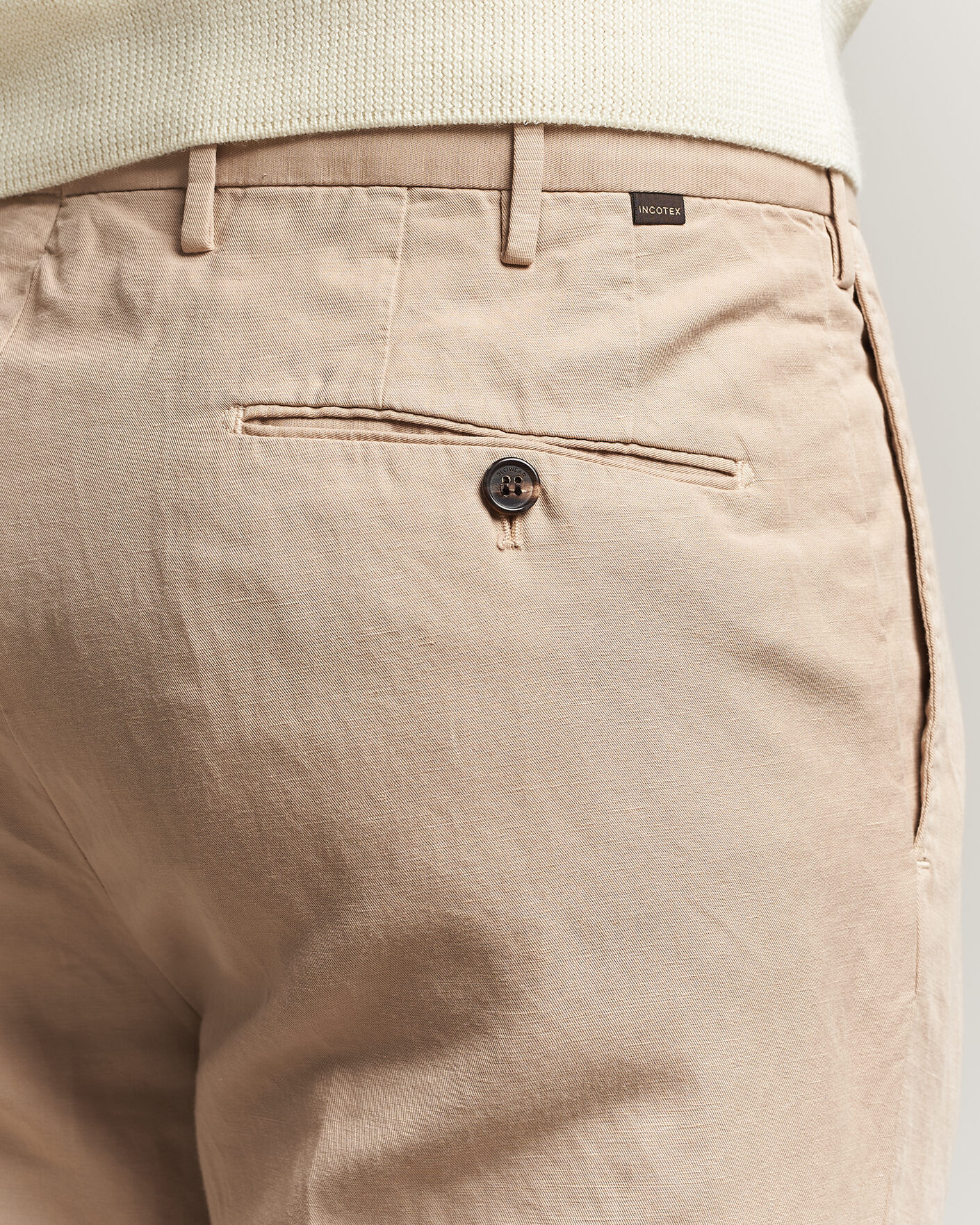 Herr | Byxor | Incotex | Regular Fit Chinolino Trousers Beige