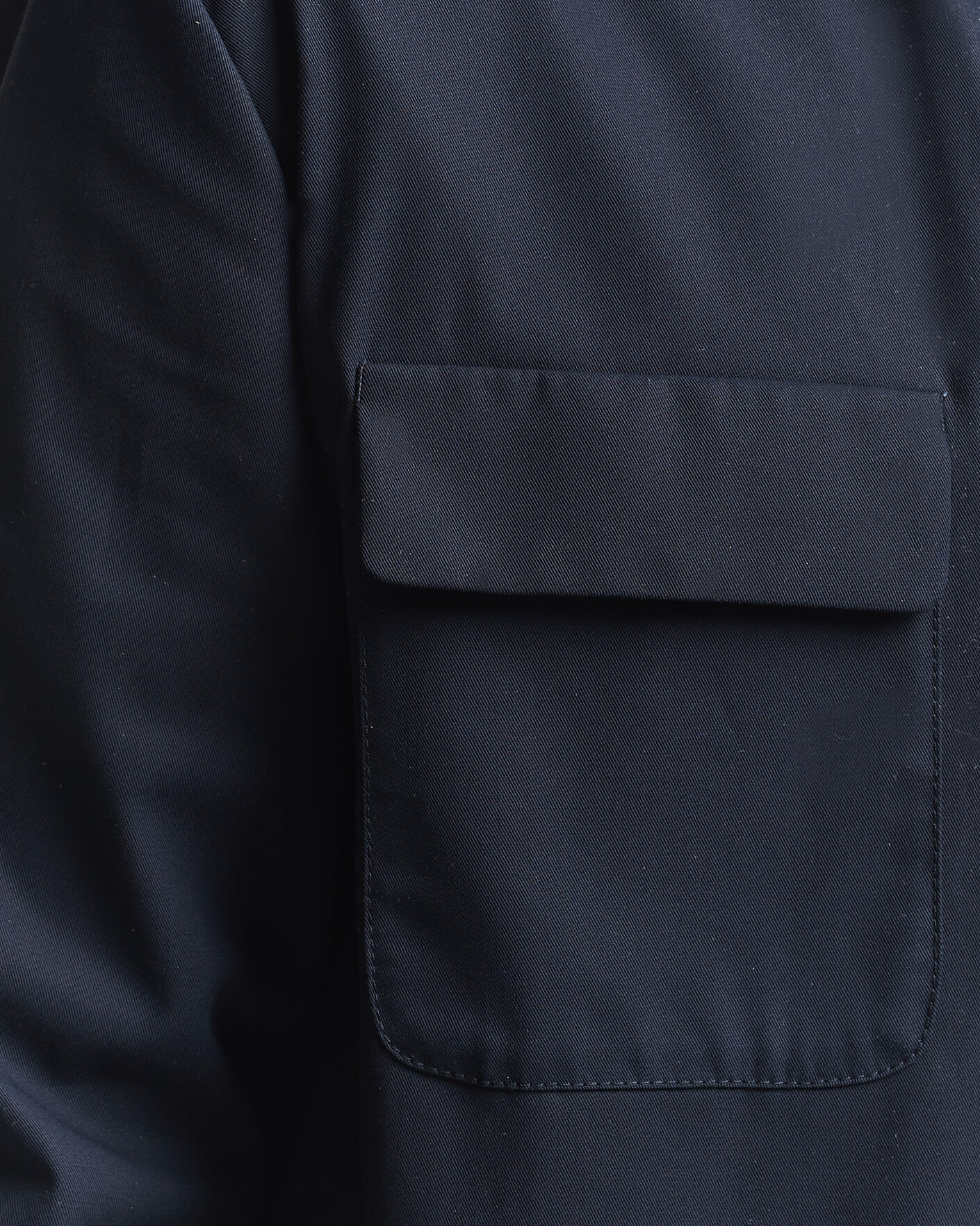 Herr | Skjortor | Incotex | Ice Cotton Twill Overshirt Navy