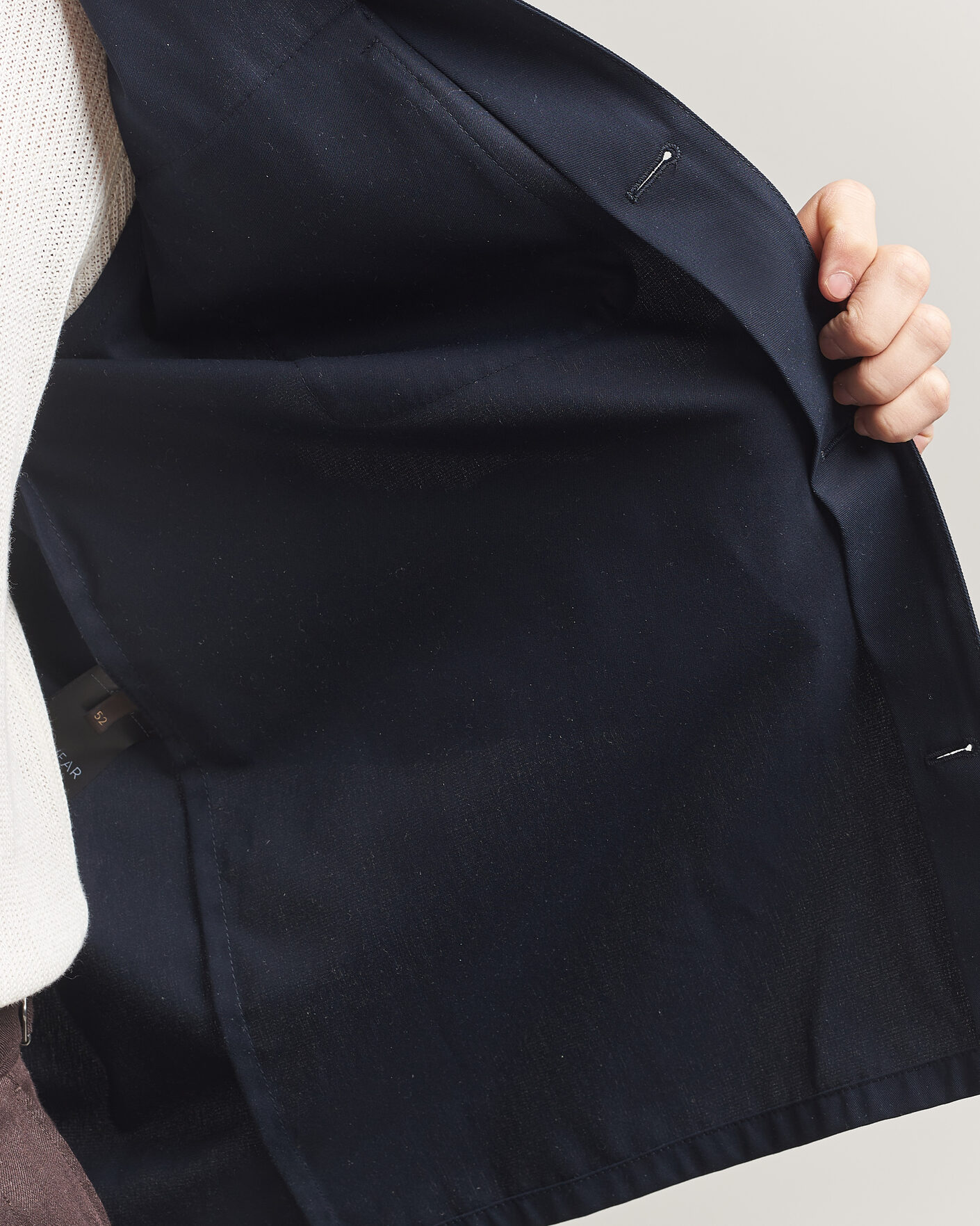 Herr | Skjortor | Incotex | Ice Cotton Twill Overshirt Navy