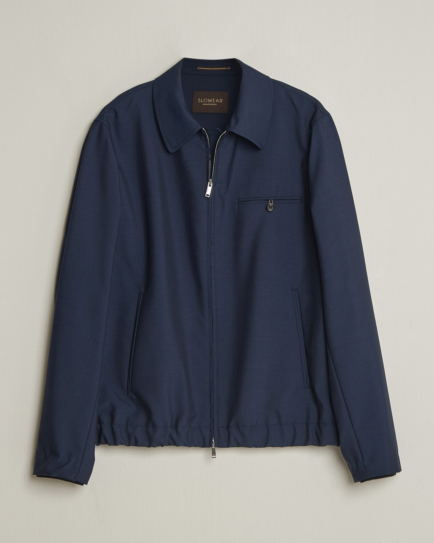Herr | Jackor | Incotex | Primo Wool Shirt Jacket Navy