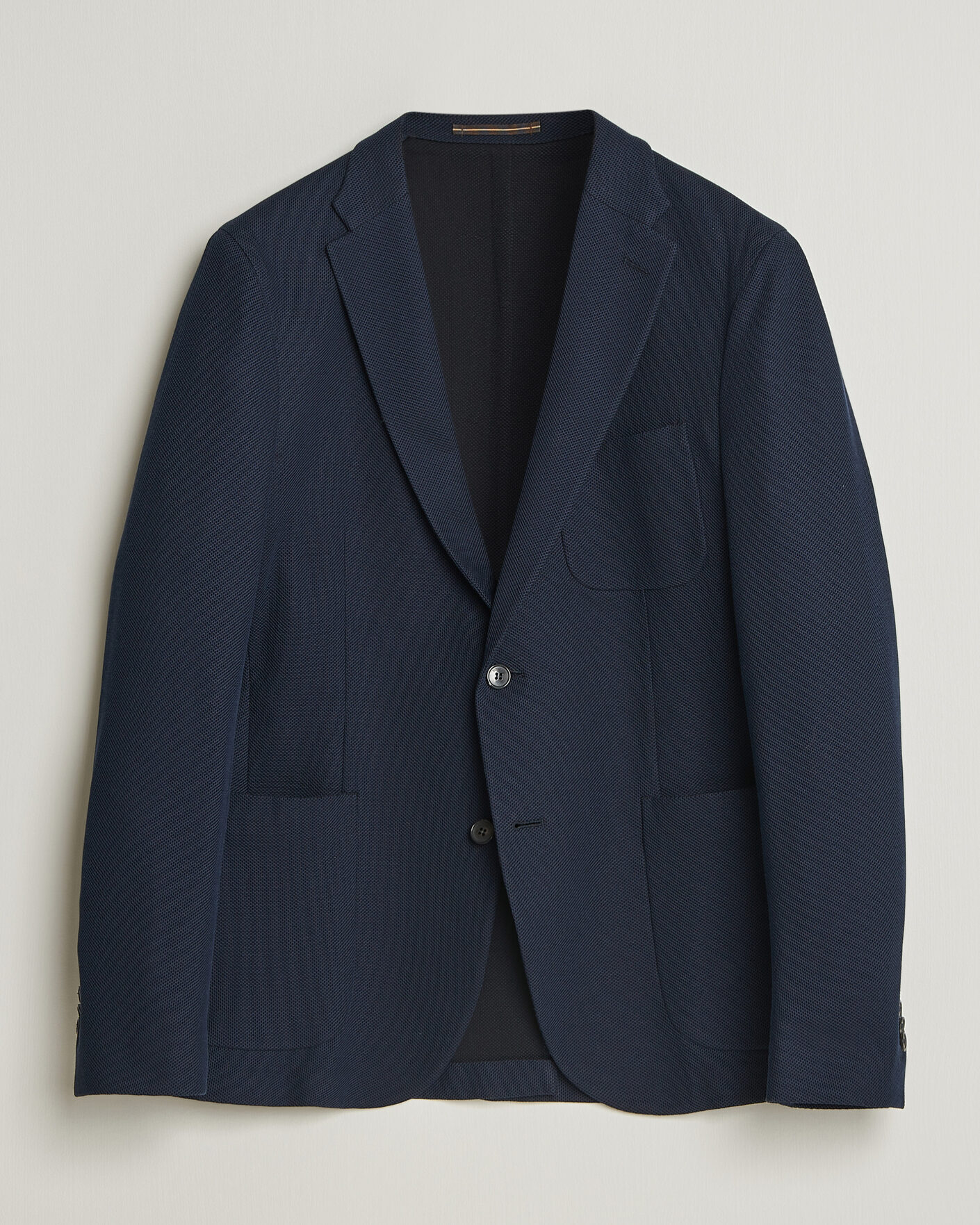 Herr | Kavajer | Incotex | Unconstructed Jersey Blazer Navy